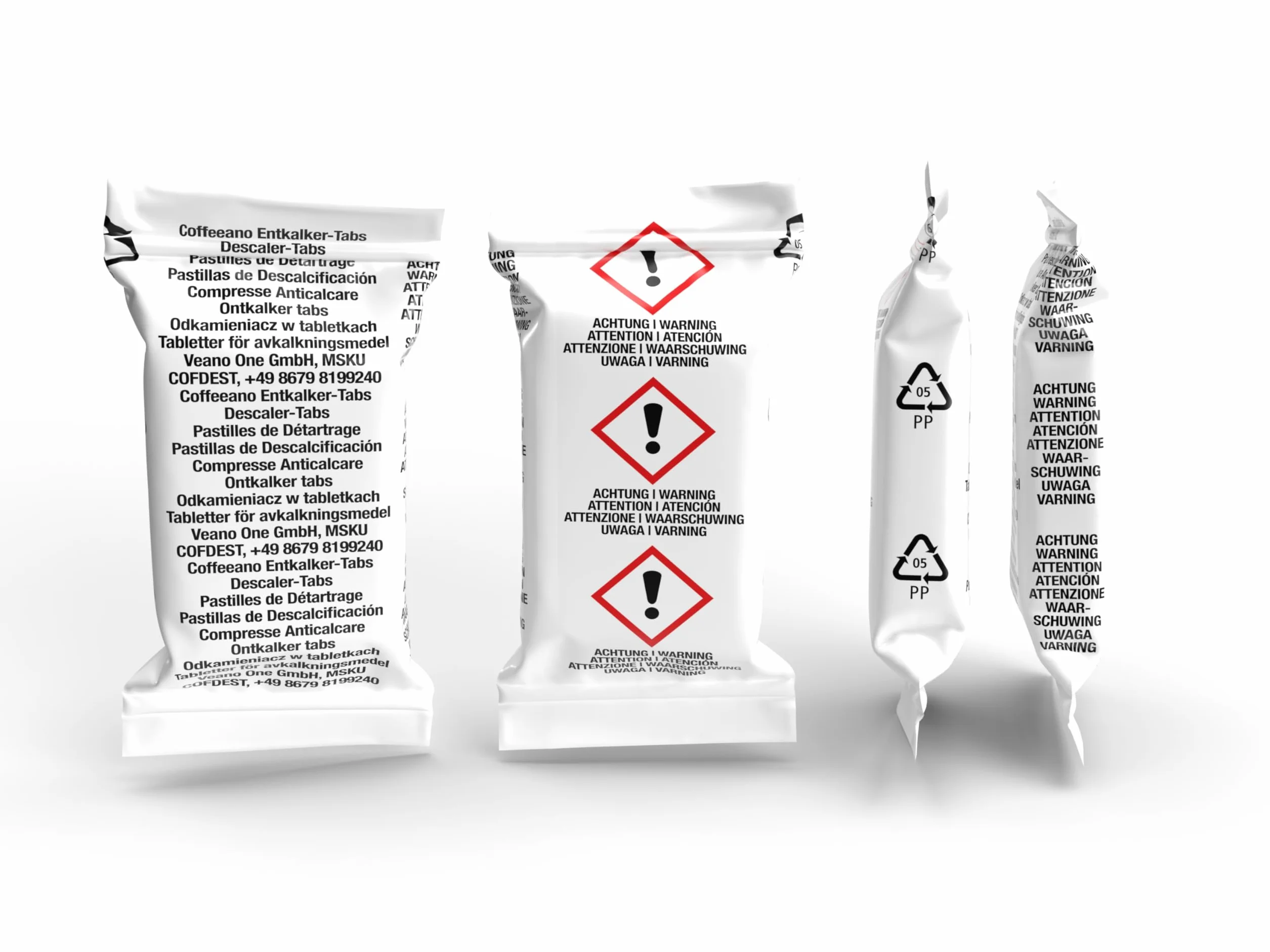 Coffeeano 50 tabletek odkamieniających XL do ekspresów do kawy kompatybilne z Jura, Siemens, Krups, Bosch, Miele, Melitta, WMF