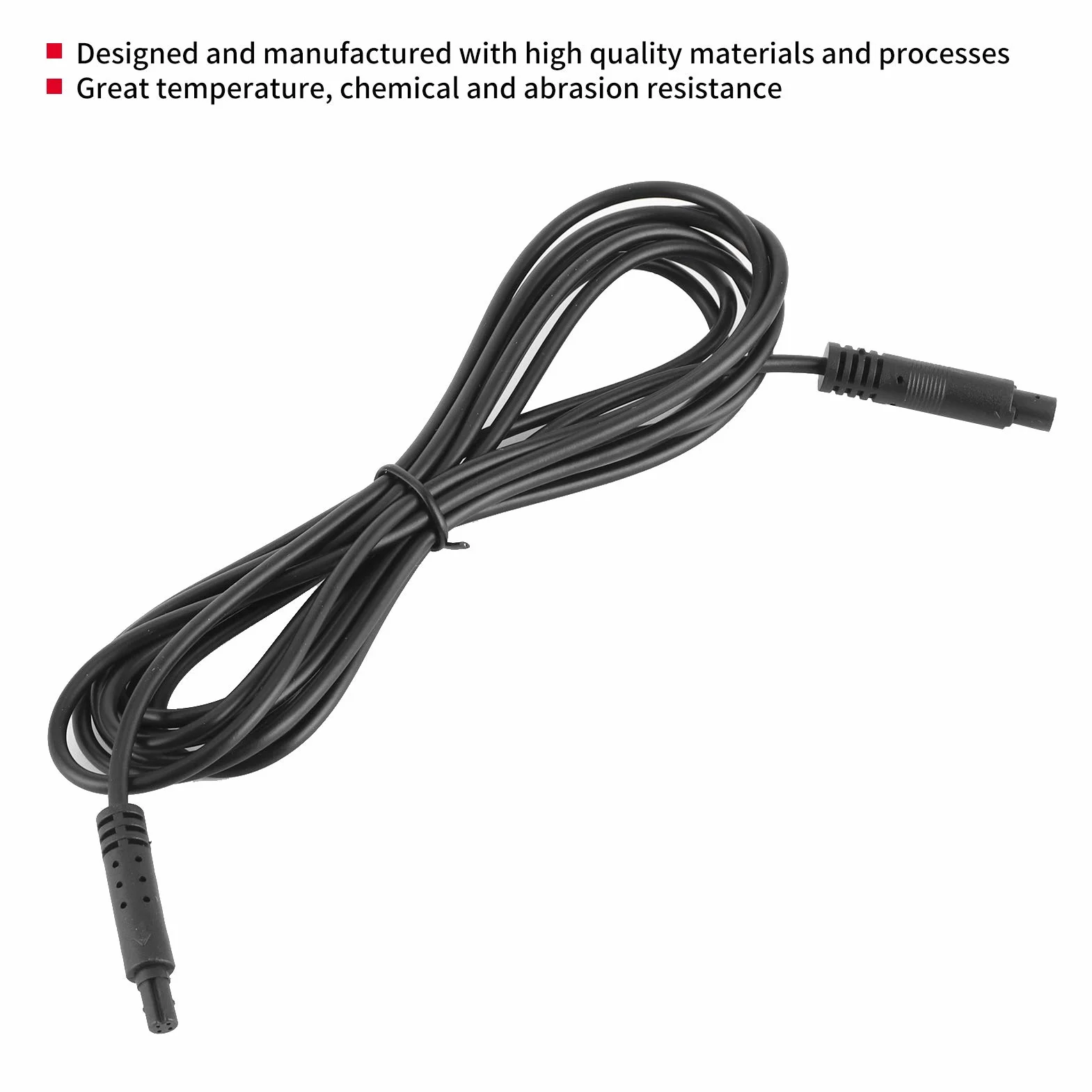 2 szt. 2.5m 4Pin Kamera do Deski Rozdzielczej Samochodu Przedłużacz Widok z Tyłu Kamera Cofania Przedłużacz Przewodu do 12V 24V Ciężarówka Przyczepa Kempingowa