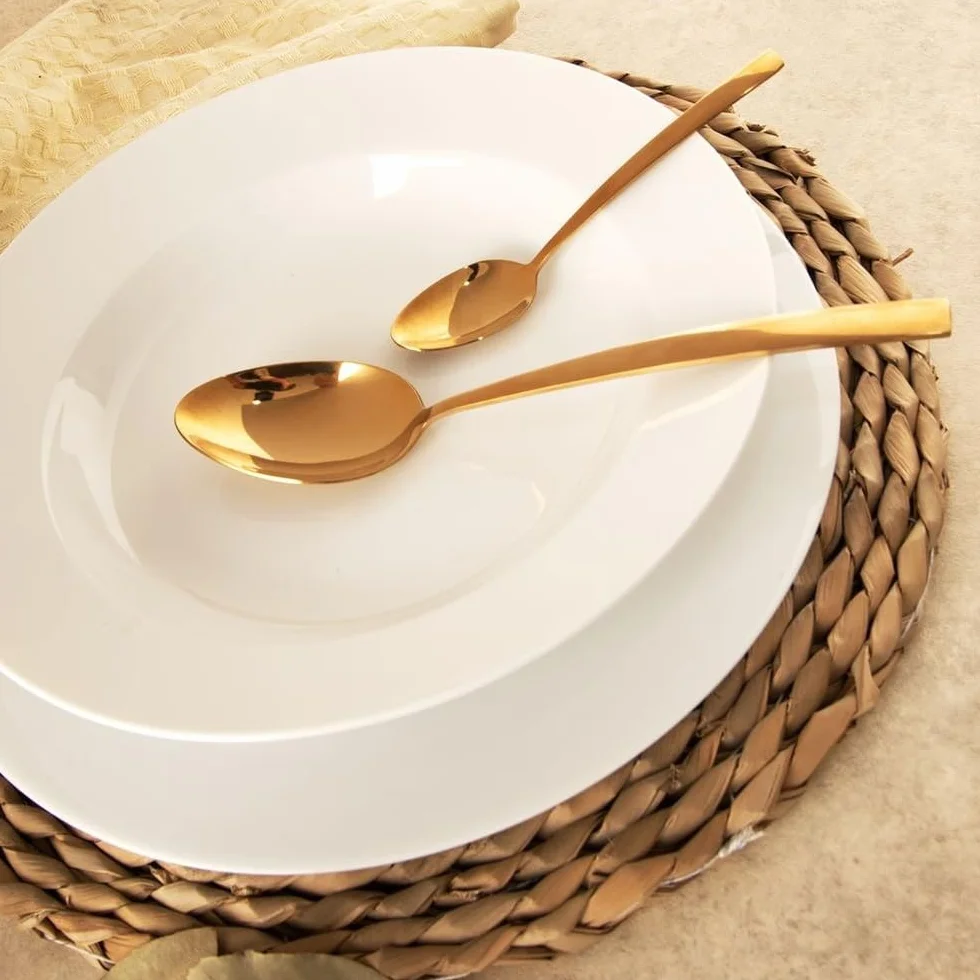 Orion Group Talerz do zupy porcelanowy biały MONA 24,5 cm 350 ml