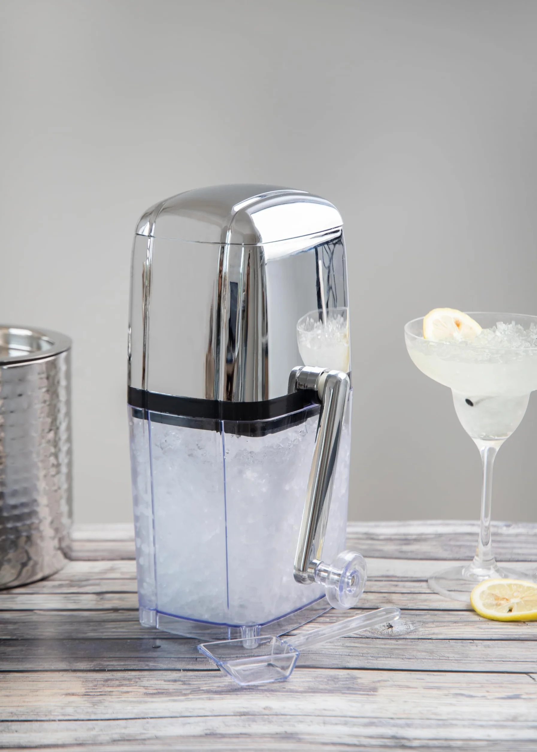 BarCraft Ice Crusher do koktajli, stal nierdzewna, 15,5 x 13,5 x 28 cm