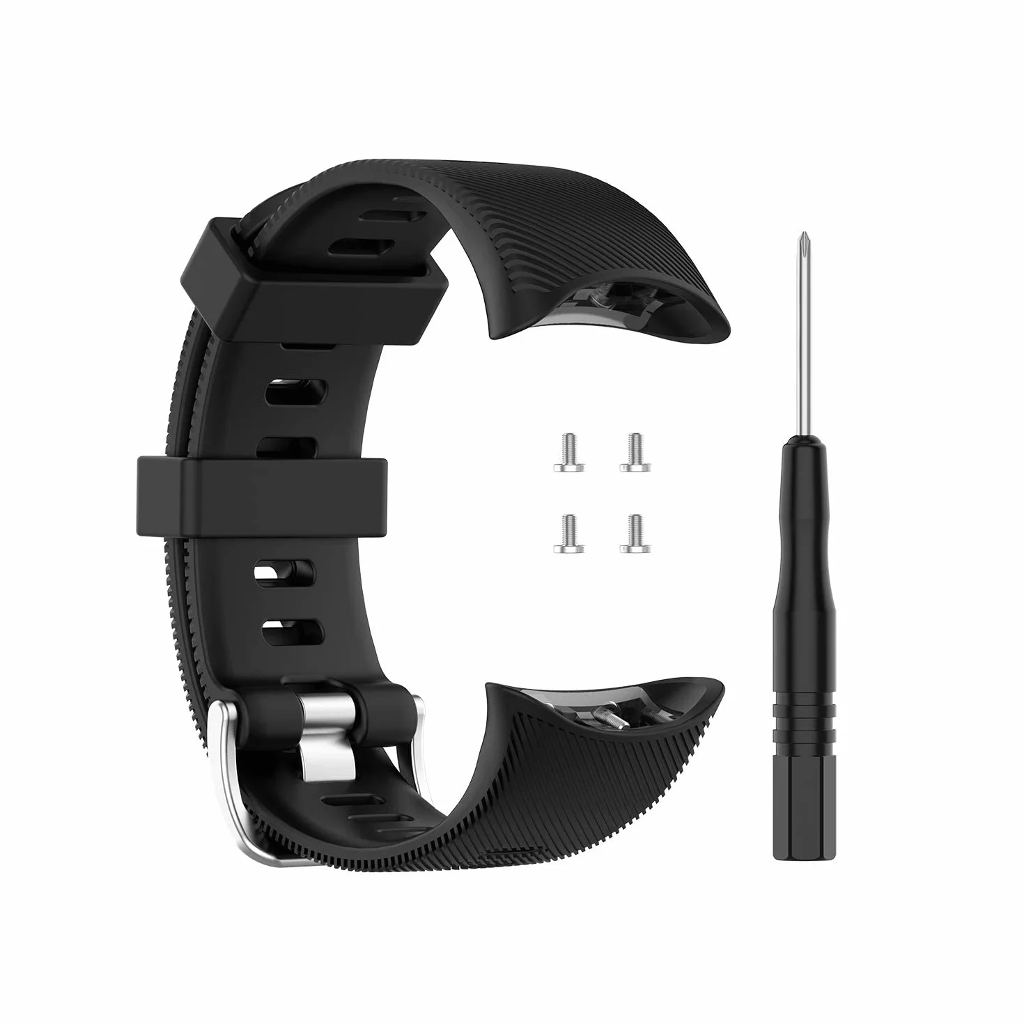 INF Pasek kompatybilny z Garmin Forerunner 45/ 45S, zapasowy pasek do zegarka, silikonowy
