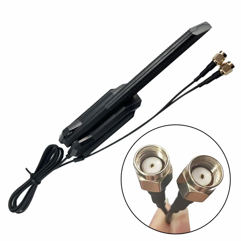 Gintai RP-SMA Dual-Band WiFi 6E antenowy dla ASUS ROG Strix B550-F Gaming WiFi II/B550-PLUS/Prime B450M-A II/ROG Strix B650-A B650-PLUS B650E-F B550-A B760-I Z690-I Z790-Plus Z790-A Z790-E