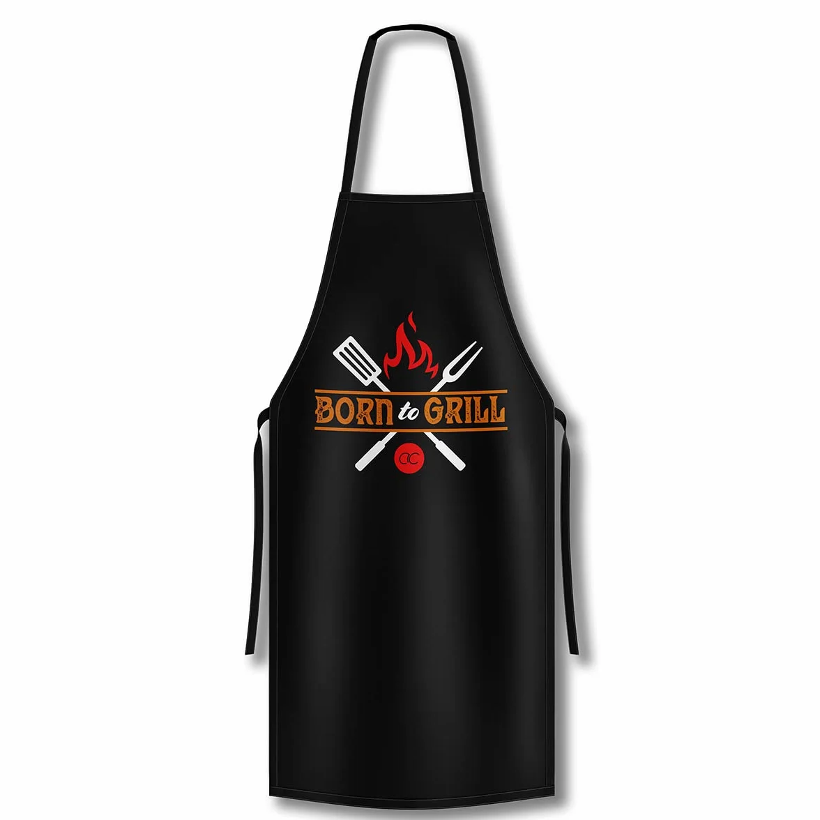 Accentra Zestaw upominkowy Men`s Collection, Born to Grill dla mężczyzn, żel pod prysznic, balsam po goleniu, fartuch do grillowania w pudełku prezentowym wielokrotnego użytku z papieru typu kraft