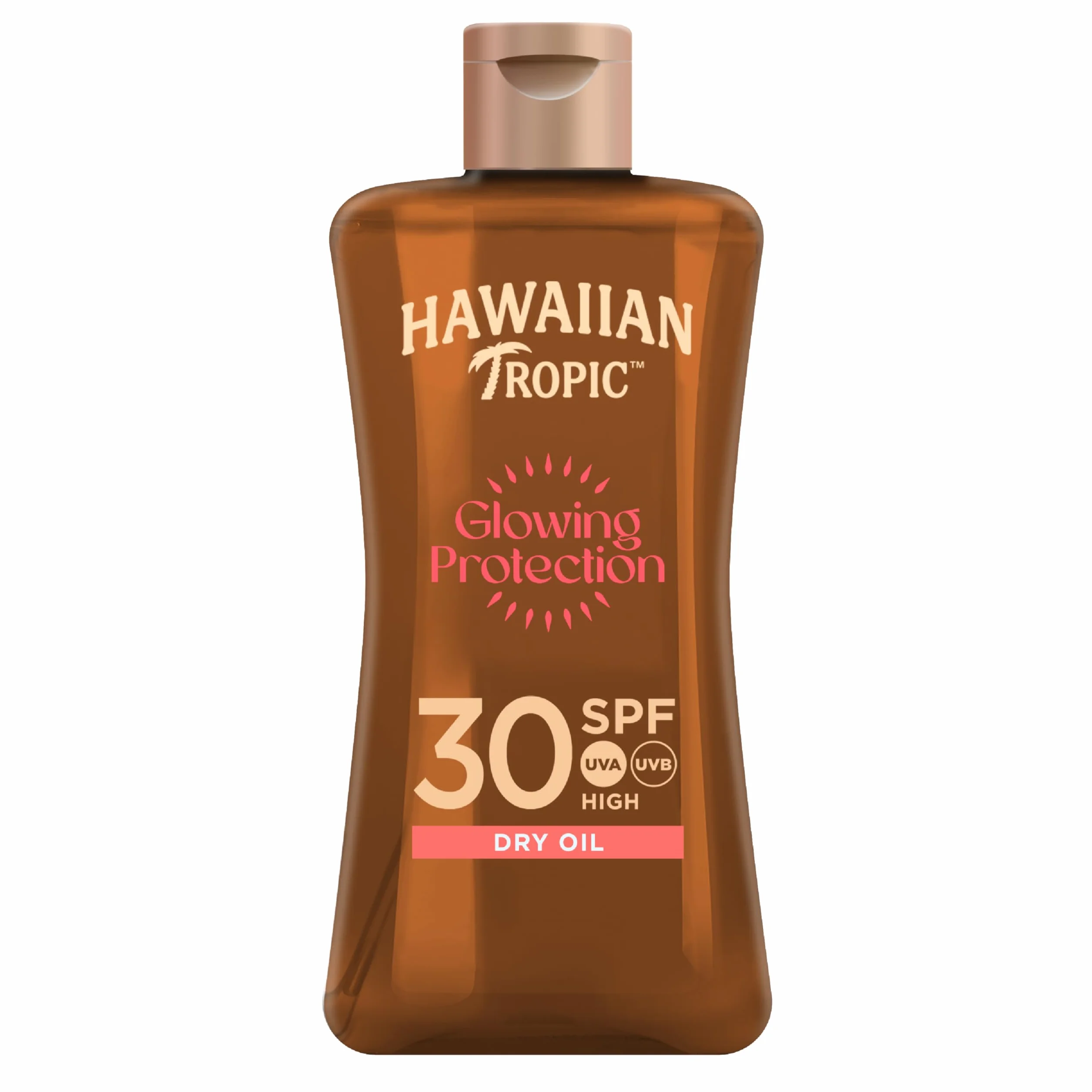 Hawaiian Tropic - Olejek do opalania SPF 30 - Suchy olej w sprayu - Zapach kokosowy - 100 ml