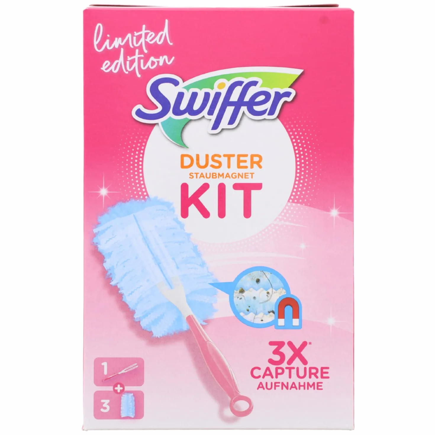 Swiffer Magnes przeciwpyłowy różowy 1+3 *edycja limitowana*