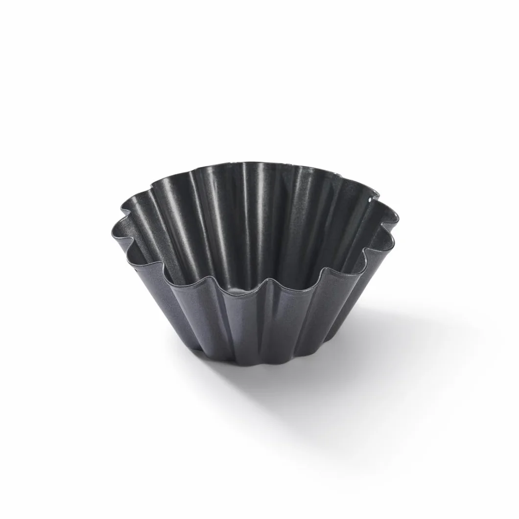 de Buyer Foremka Brioche ze stali nieprzywierającej 10 x 4,5 cm 4702.10 czarna