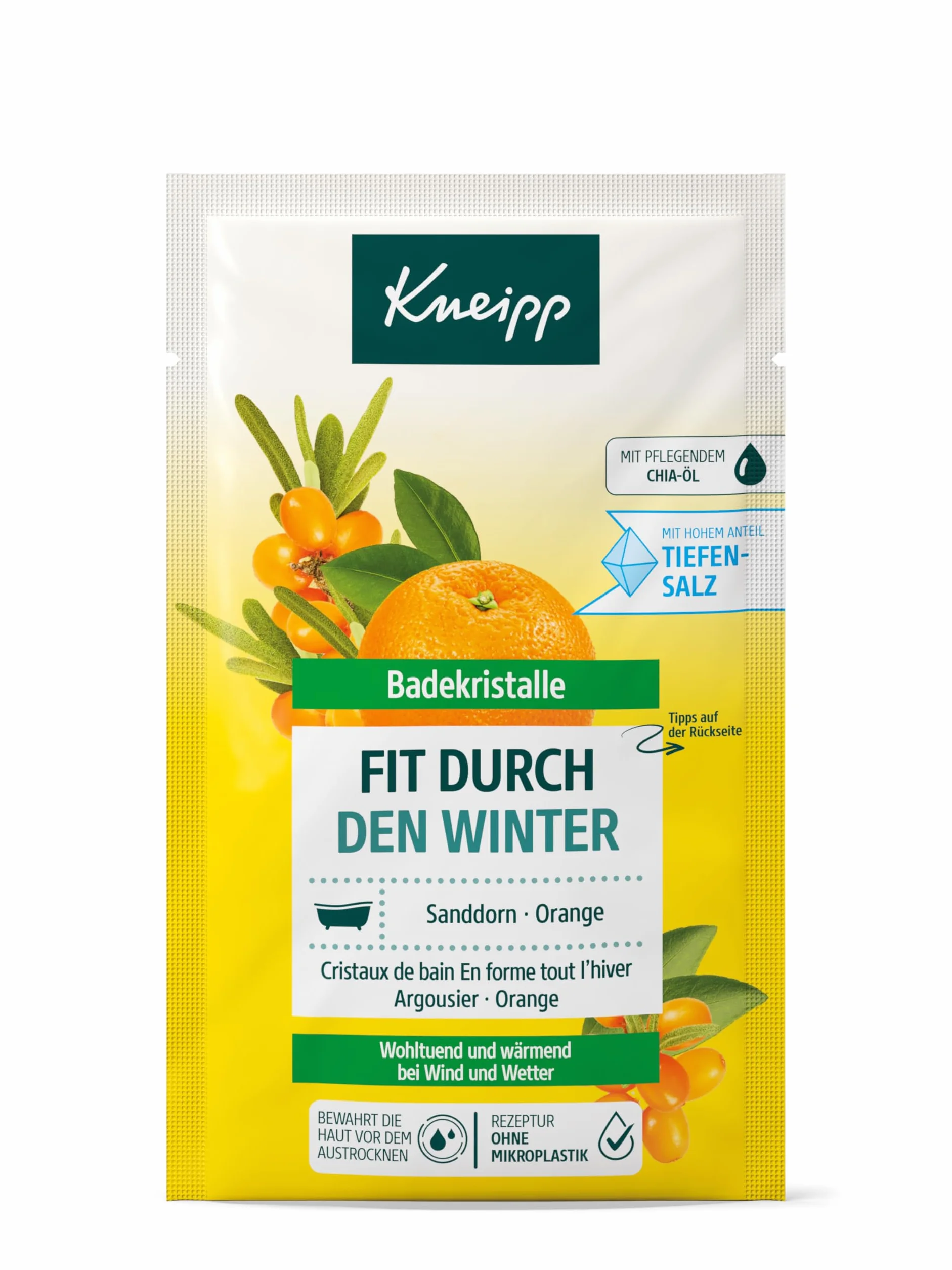 Kneipp Fit Durch Den Winter Sól do Kąpieli, Wielokolorowy, 60 g