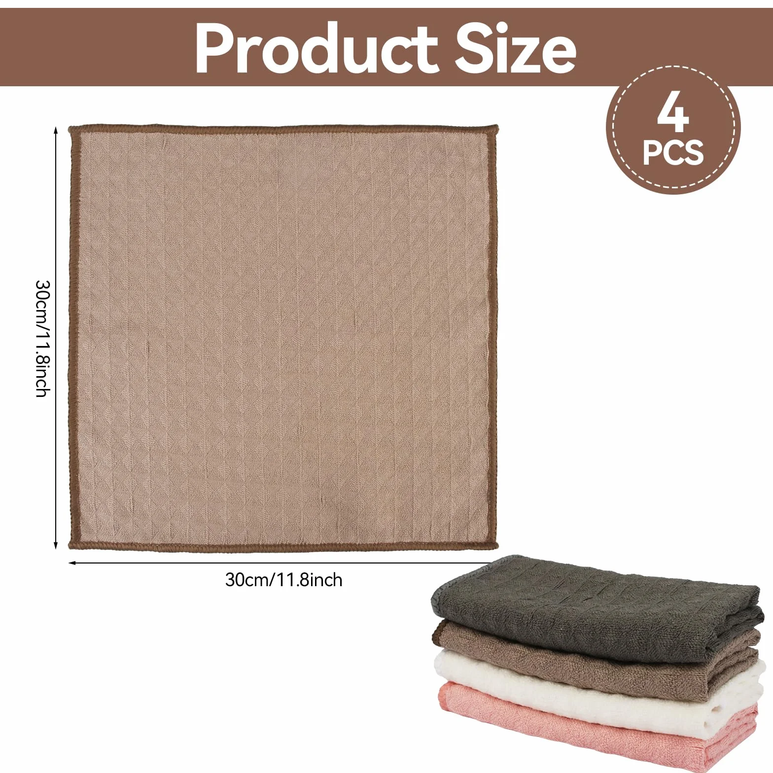 Ściereczki Barista z Mikrofibry 30x30 cm do Naczyń, Super Chłonne