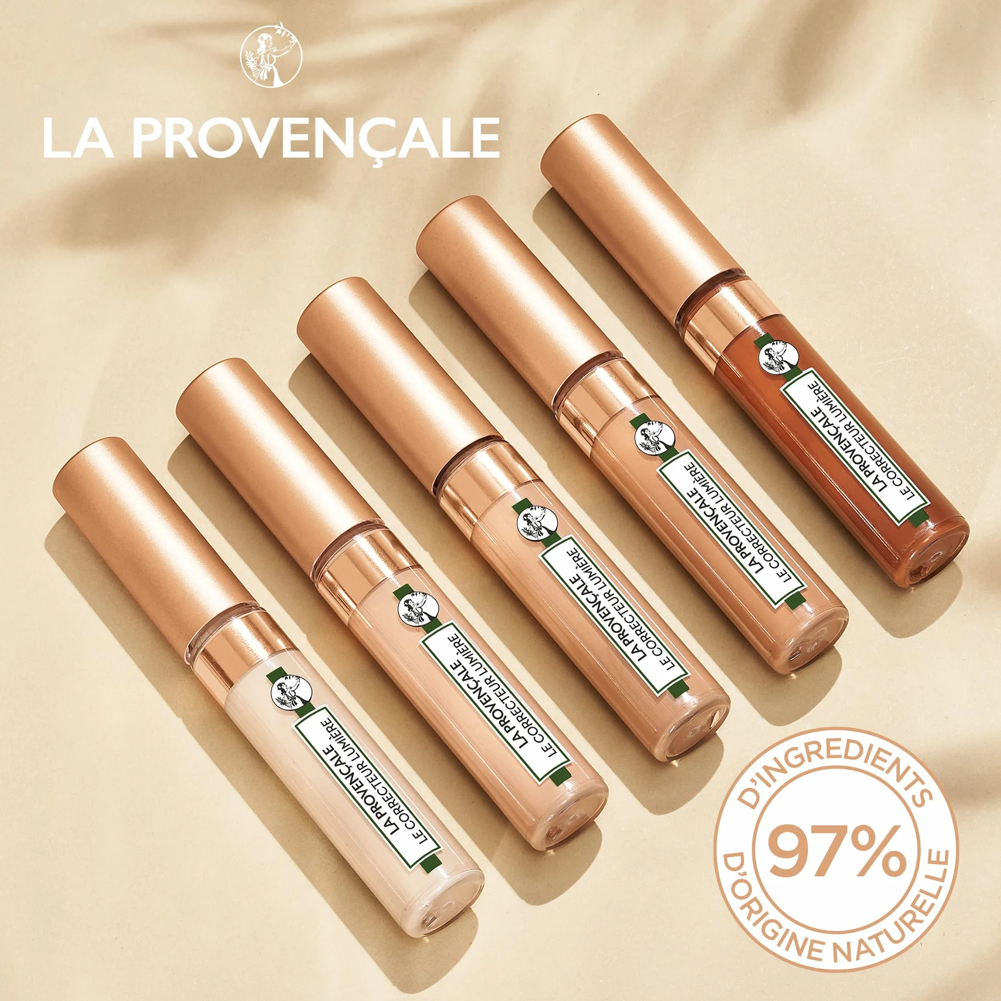 La Provençale Natural Light Podkład do Twarzy, 05 Ciemny, 7 ml