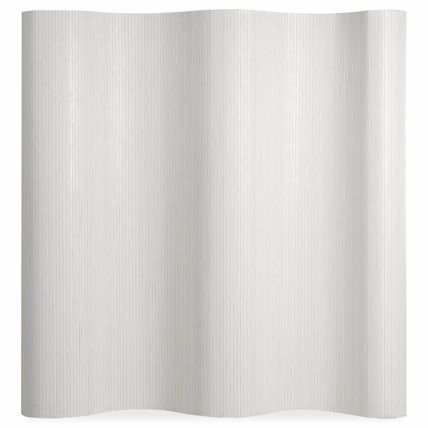 Homestyle4u Parawan przegroda pokojowa bambus biały 195 cm separator na kółkach