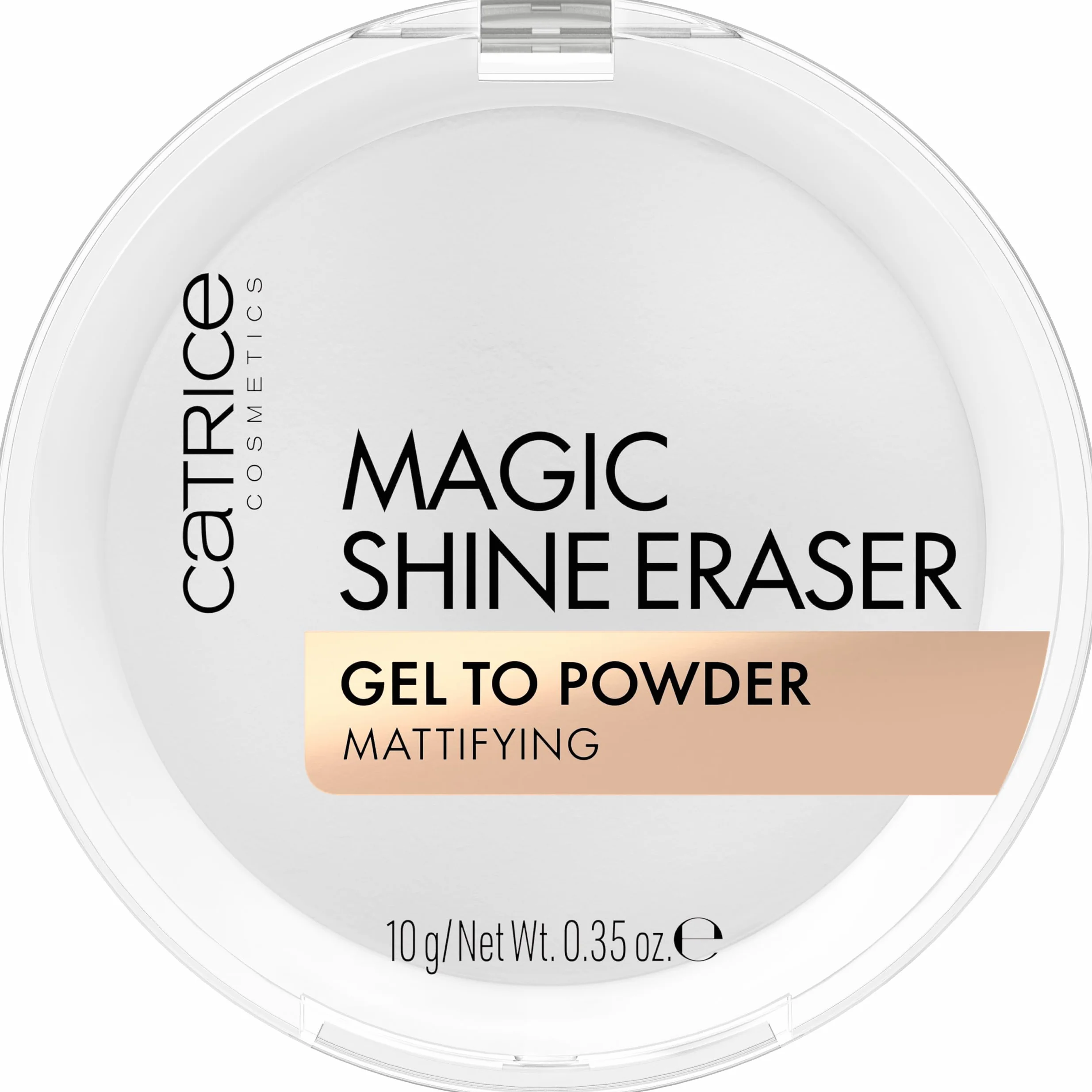 Catrice Żelowo-pudrowy korektor matujący Magic Shine Eraser, matujący, oczyszczanie porów, natychmiastowy wynik, naturalny, matowy (10g)