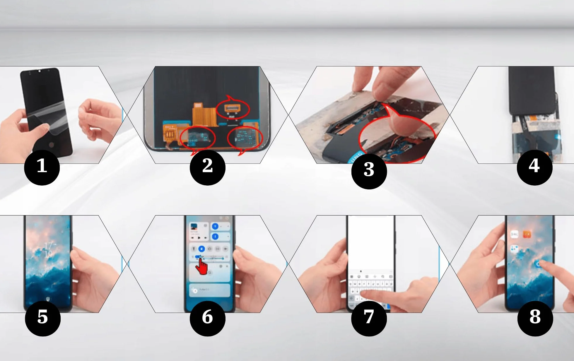 It'Go Wyświetlacz do Huawei P Smart Z STK-LX1 Honor 9X HLK-AL00 ekran LCD zamiennik ekranu dotykowego z narzędziami czarny wysoka jakość