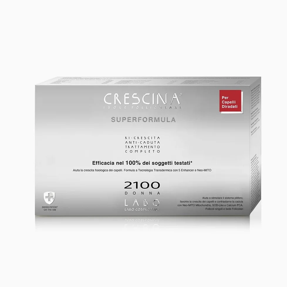 Transdermic Superdermic Permuła ponowny wzrost i zapobieganie wypadaniu włosów 2100 kobiet 40 ampułek (20+20)