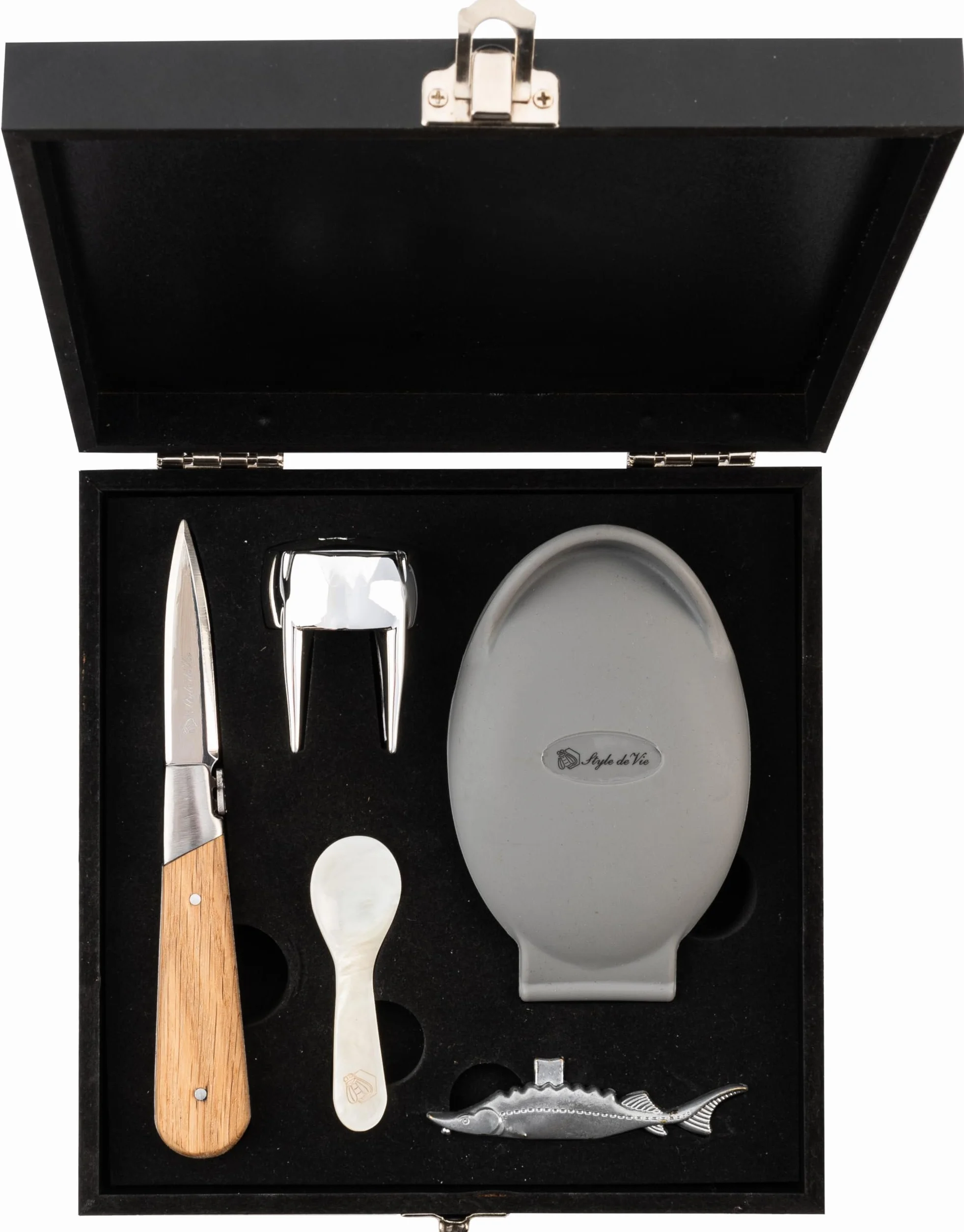 Laguiole Style de Vie Oyster Gift Set Exclusive Edition 'Luxury Line'