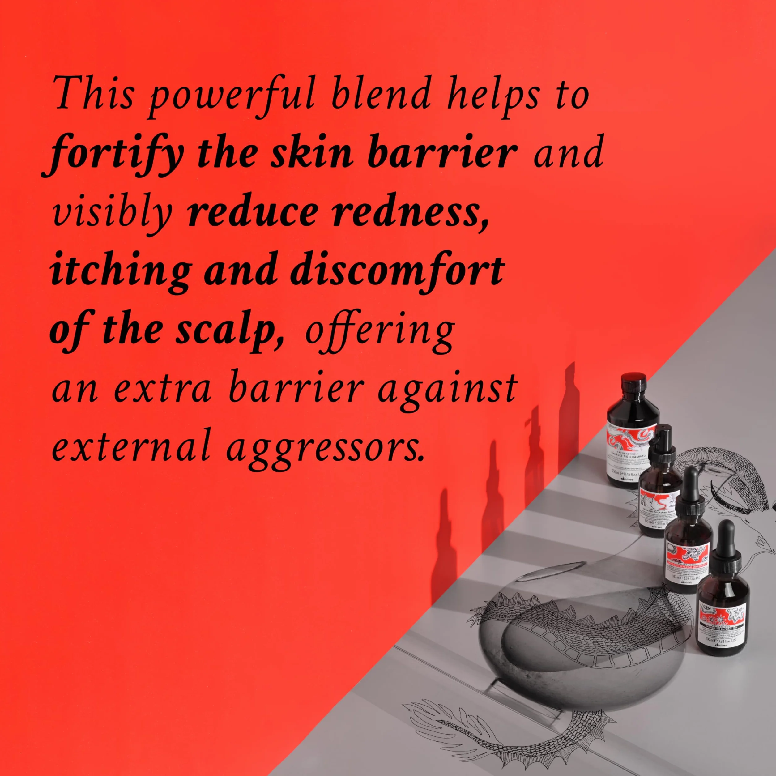 Davines Naturaltech Energizing Zagęszczanie włosów Tonic 100ml