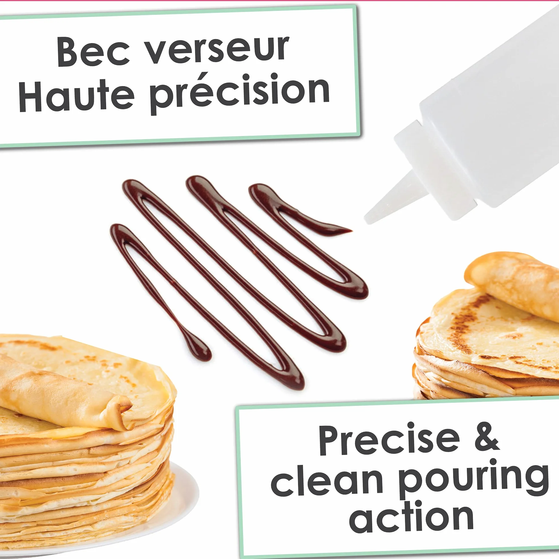 ScrapCooking Zestaw 2 butelek do wyciskaczy 180 ml do sosów
