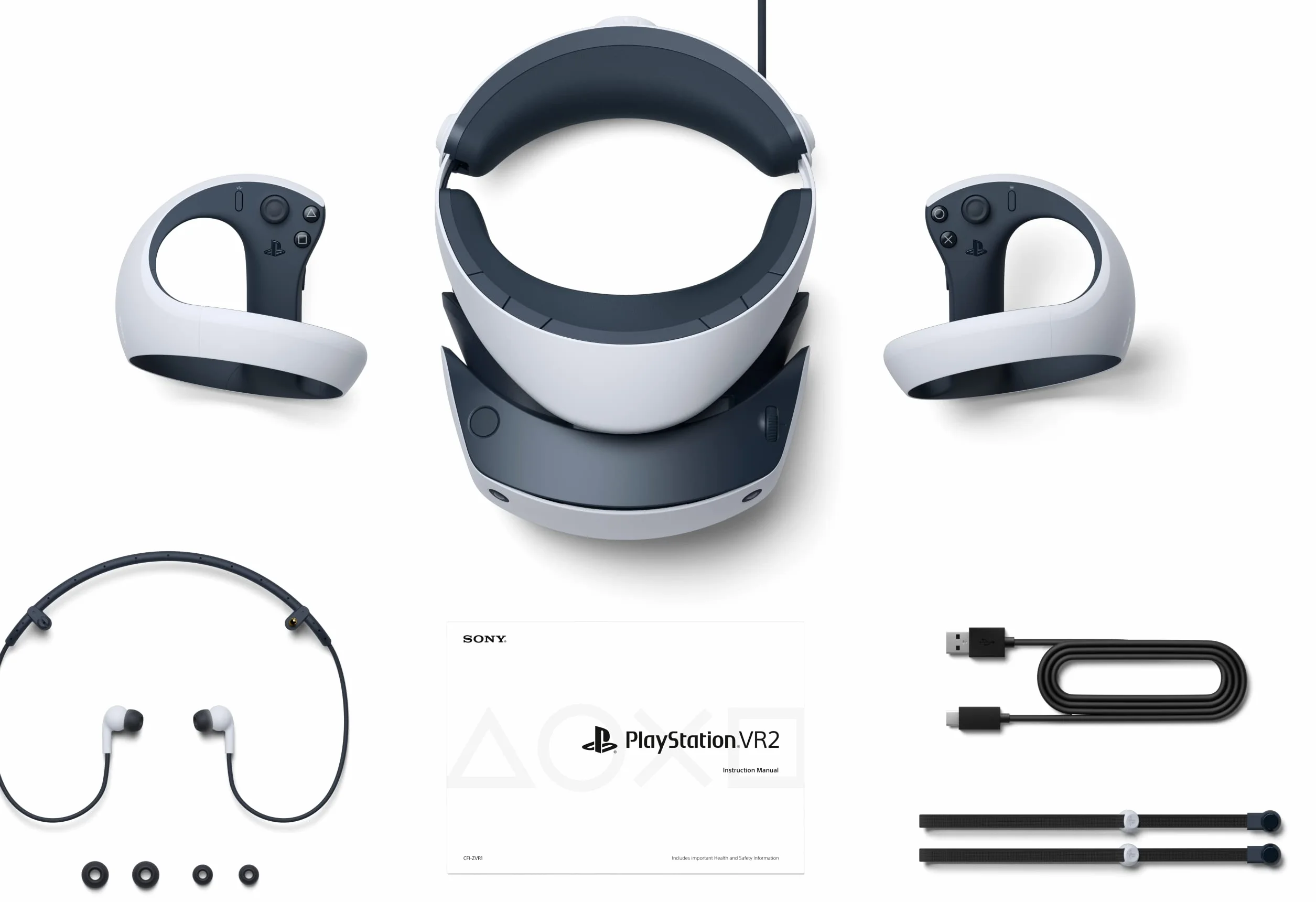 Sony PlayStation VR2 Casque de visualisation dédié 560 g Noir, Blanc