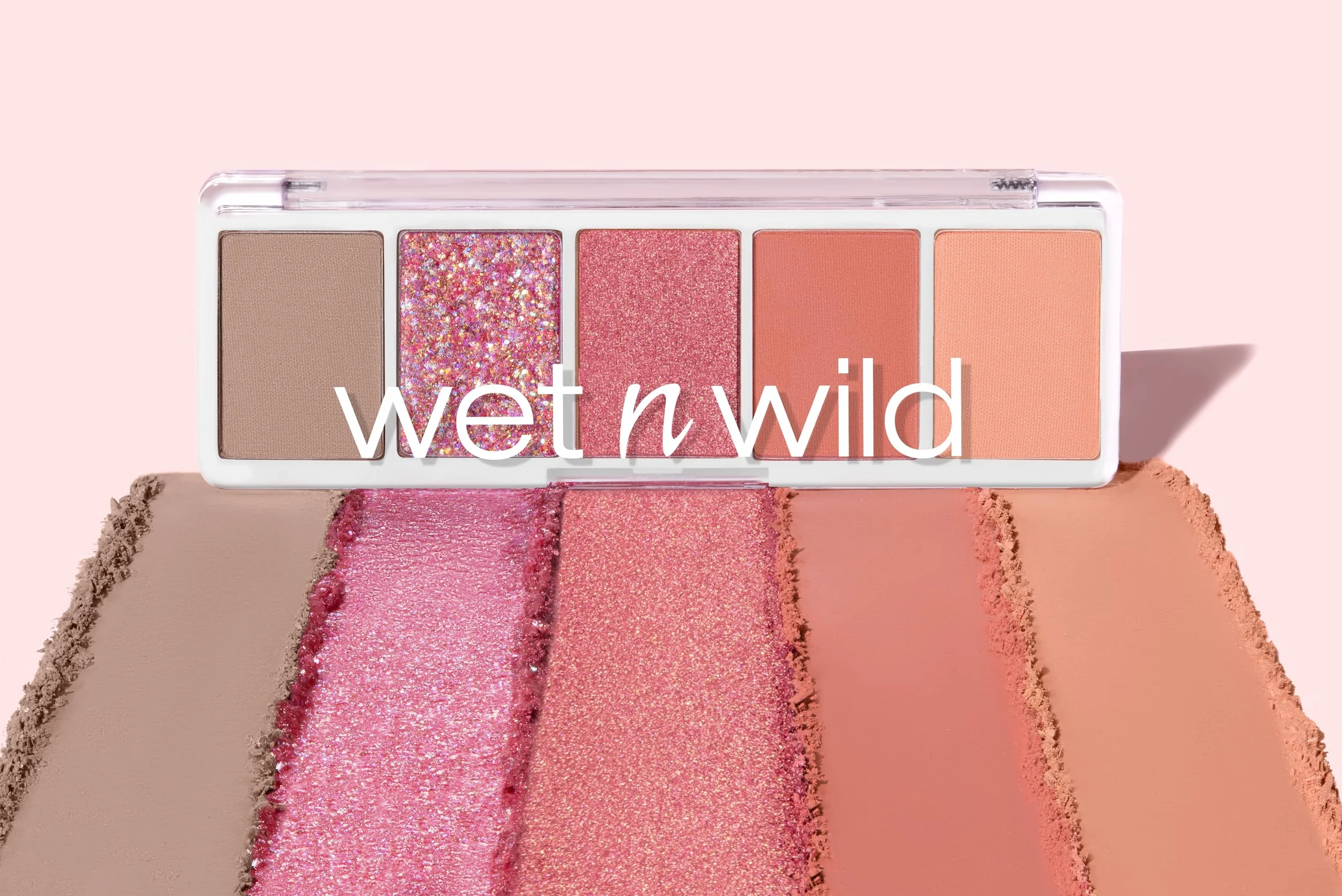 Wet n Wild, Color Icon 5-Pan Palette, Paleta Cieni do Powiek z 5 Intensywnymi Odcieniami do Codziennego Makijażu, Długotrwała i Łatwa do Rozcierania Formuła, Full Bloomin'