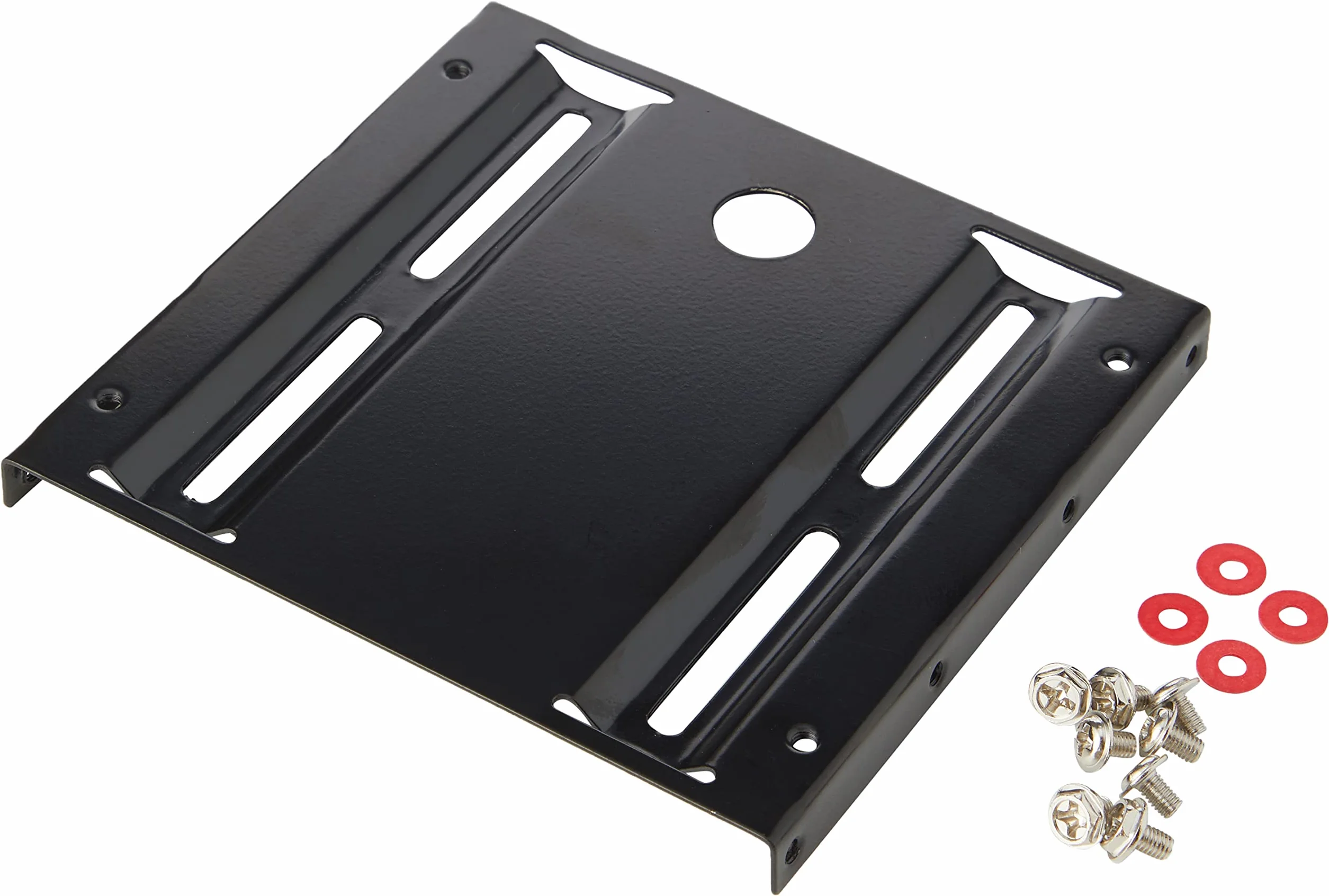 Goobay 93990 2,5" ramka do montażu dysku twardego na 3,5" — 1-krotnie nadaje się do montażu dysku twardego 2,5" w kieszeni obudowy 3,5", czarna