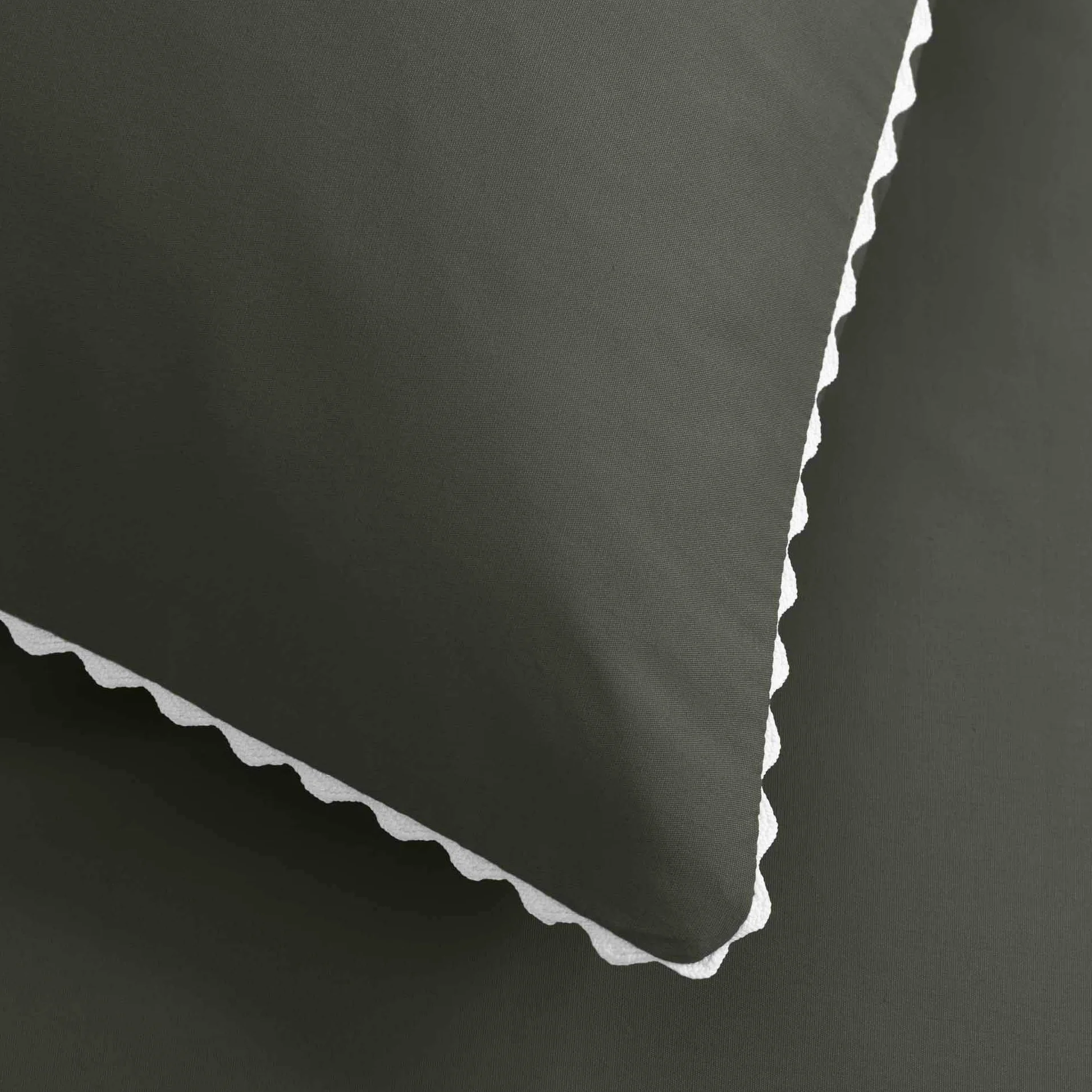 DOUCEUR D'INTERIEUR Lumea pościel, khaki/biały, 240 x 220 cm
