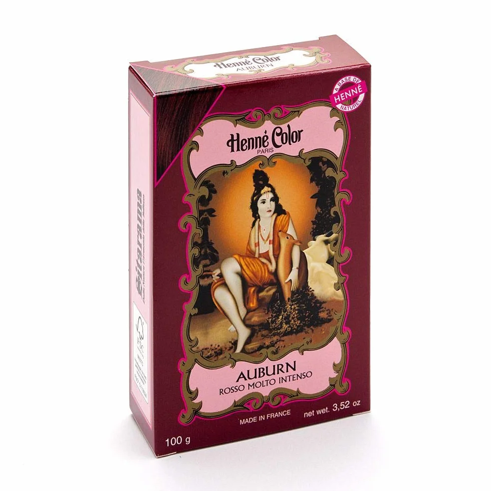 Sitama Proszek Henne Color Auburn Czerwony Bardzo Intensywny, 100 Gramów