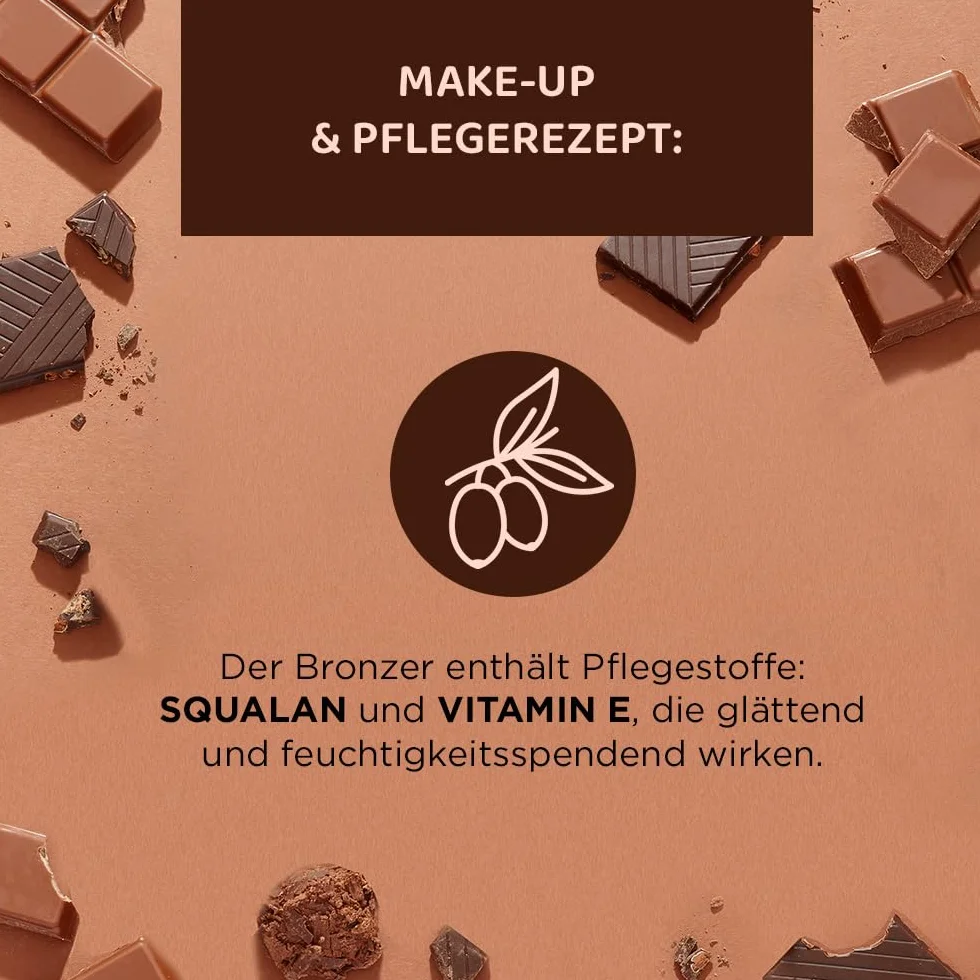 Eveline Cosmetics Choco Glamour Cream bronzer z skwalanem i witaminą E do konturowania i nawilżania