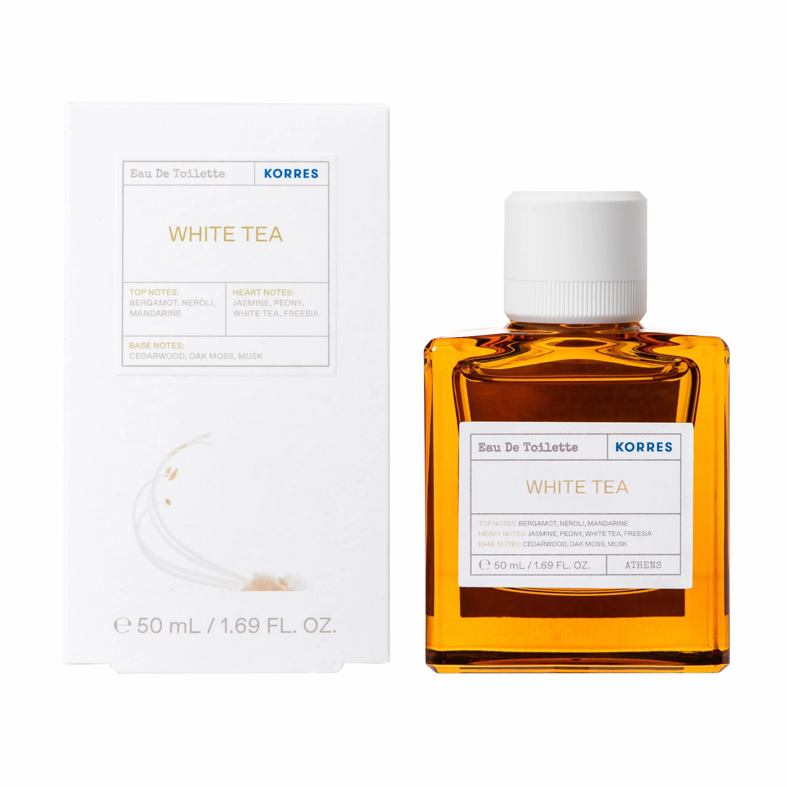 KORRES Woda toaletowa dla kobiet, testowana dermatologicznie i wegańska, 50 ml