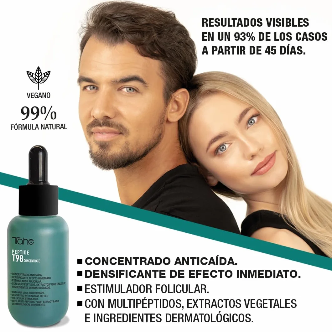Tahe Zestaw Antifall & Repair Peptide T98: Koncentrat zapobiegający wypadaniu 50 ml + Repair Szampon przeciw wypadaniu 300 ml Peptyd T98