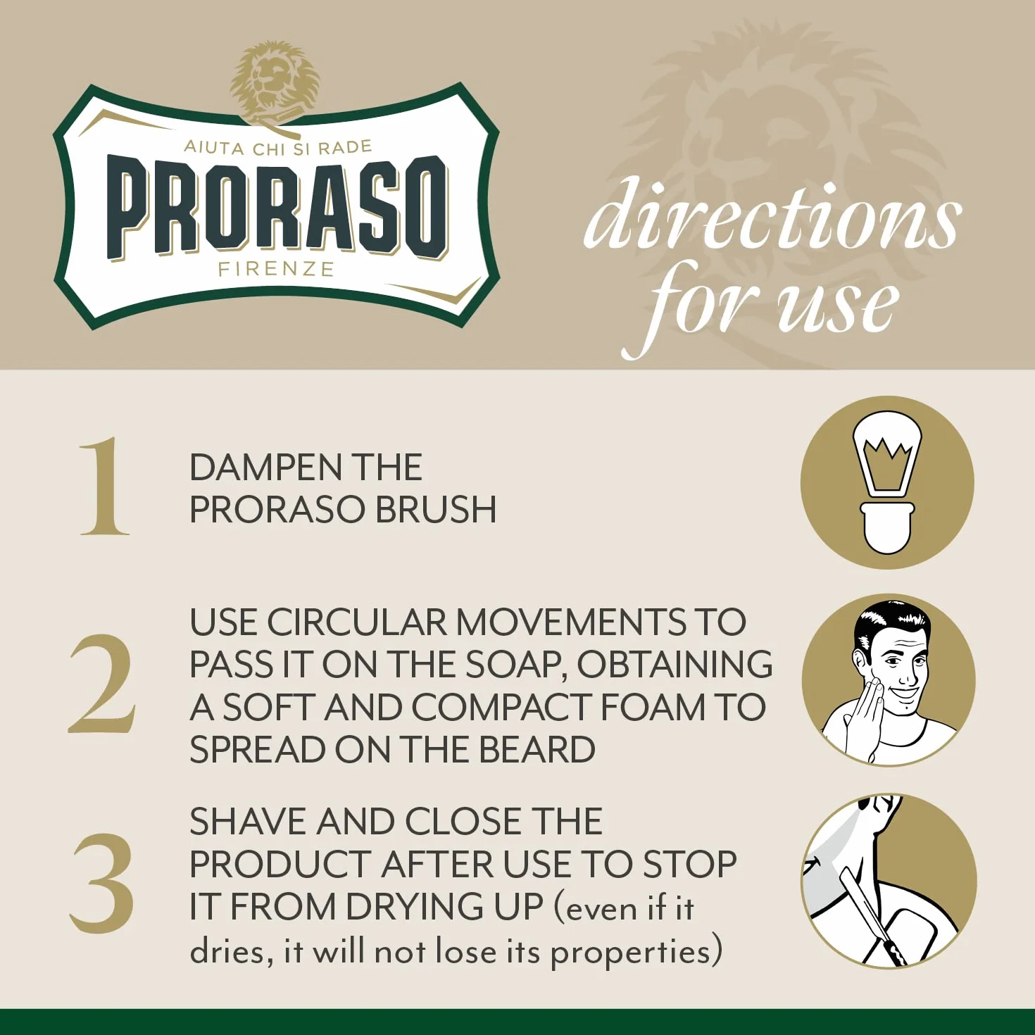 Proraso 8004395001149 Mydło do Golenia, 150 ml