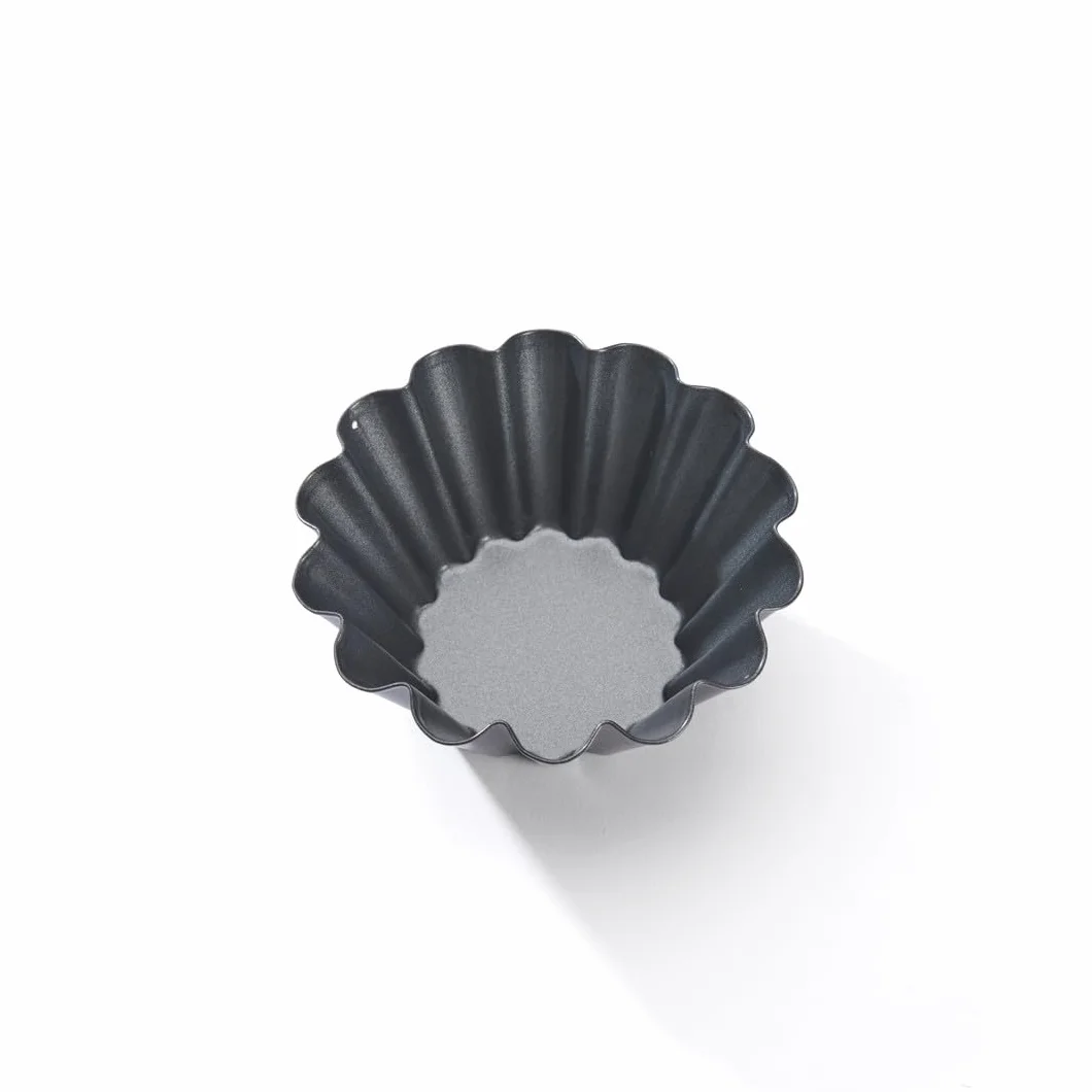 de Buyer Foremka Brioche ze stali nieprzywierającej 10 x 4,5 cm 4702.10 czarna