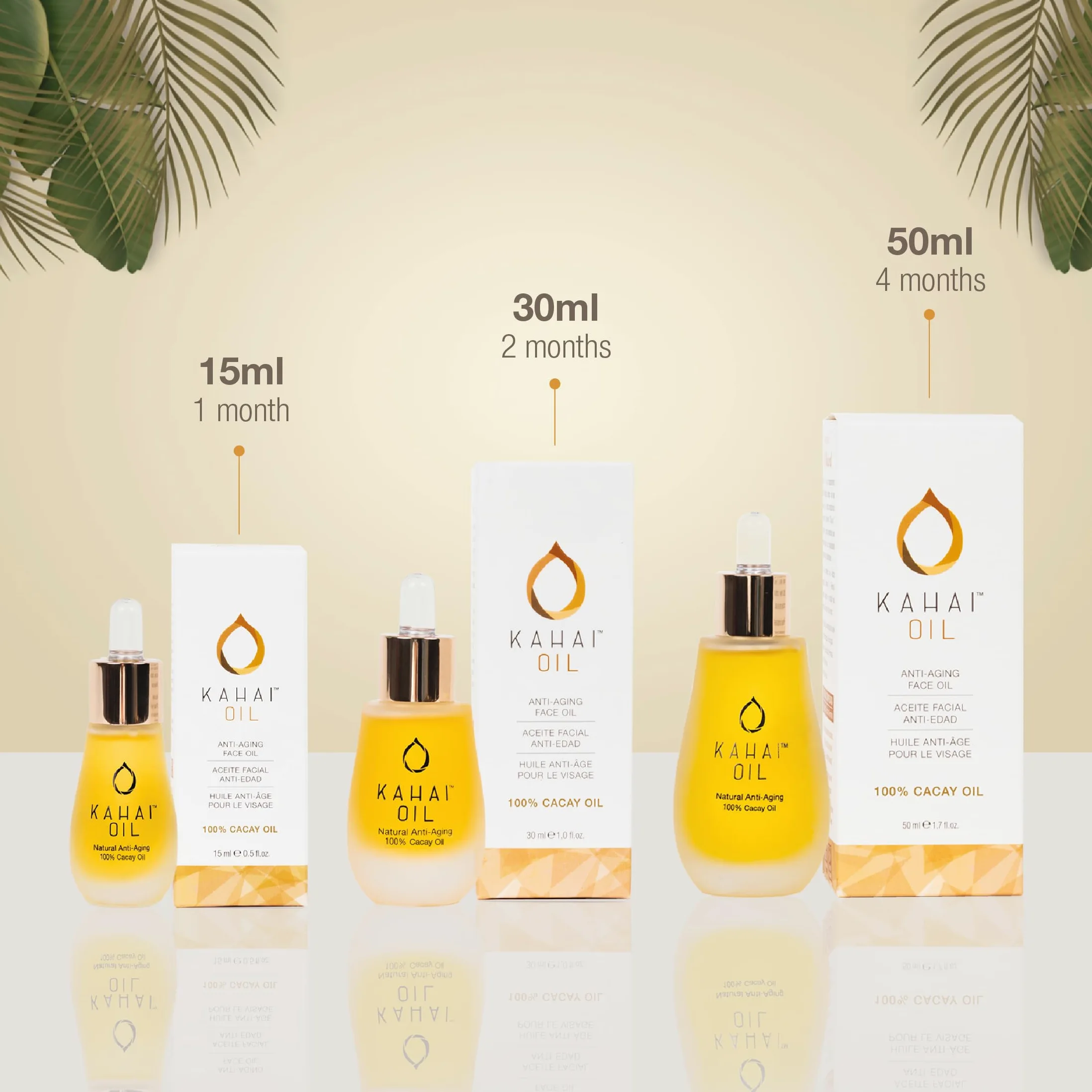 Kahai Olejek – 15 ml – 100% naturalny olejek do twarzy zapobiegający starzeniu się skóry – bogaty w naturalną witaminę E, retinol i kwas linolowy – nawilżający – nadaje skórze promienny blask, bez