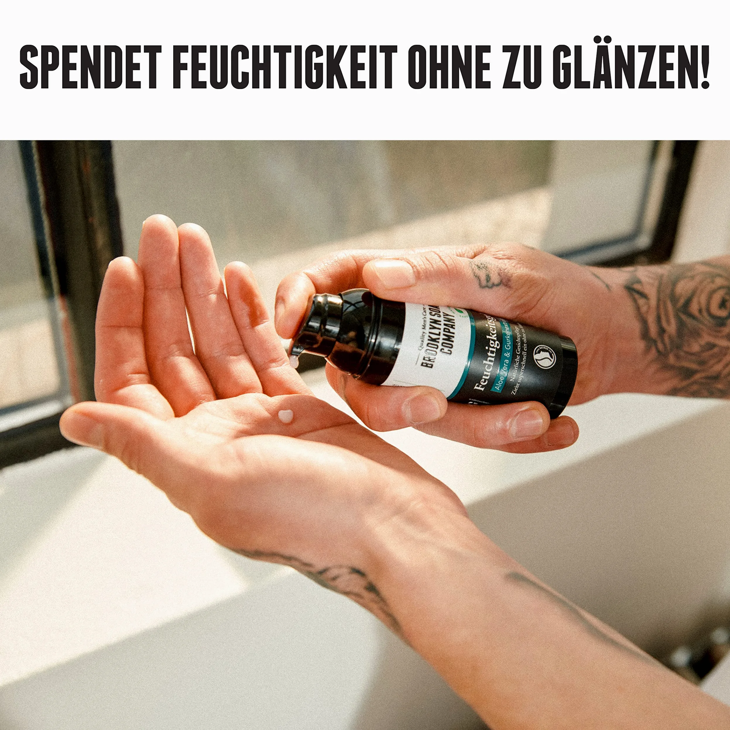 Brooklyn Soap Company · Brooklyn Soap Company zestaw do pielęgnacji twarzy dla mężczyzn, w zestawie krem do twarzy, żel do mycia, żel nawilżający i krem pod oczy