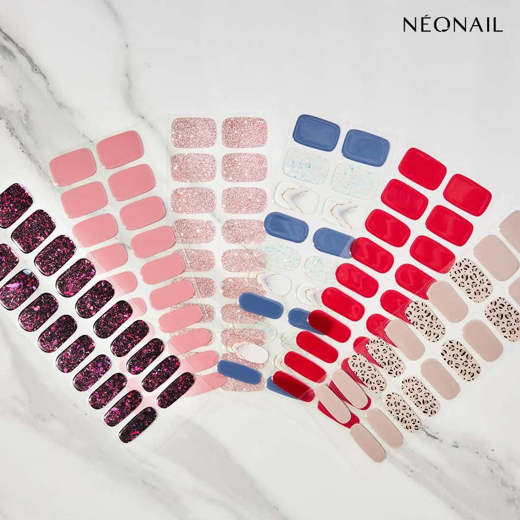 NEONAIL Lakier hybrydowy w naklejce - Gel Stickers Easy On - M04 - Manicure & Pedicure w 20 minut!