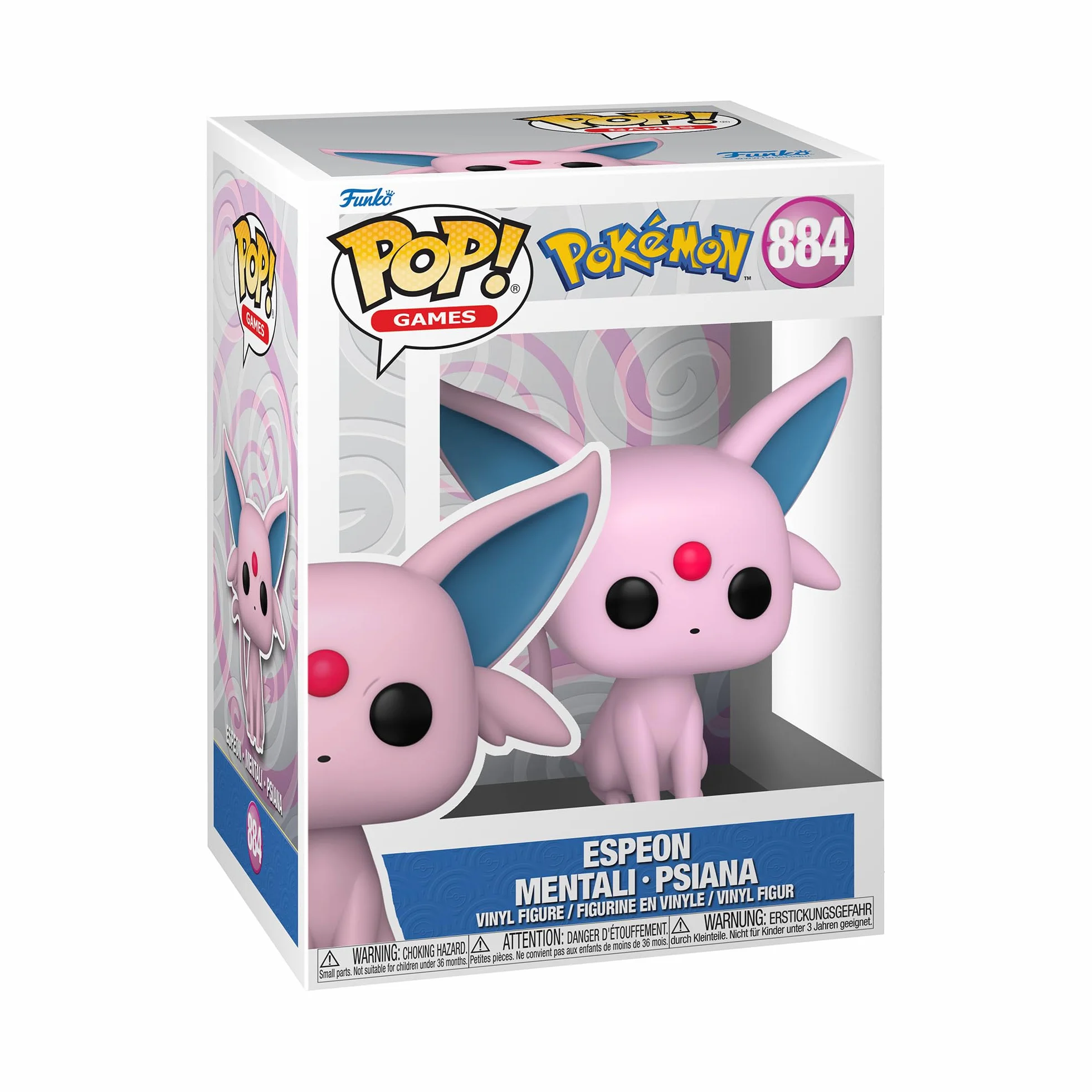 Funko Pop! Games Pokemon Espeon Mentali Figurka winylowa do kolekcjonowania