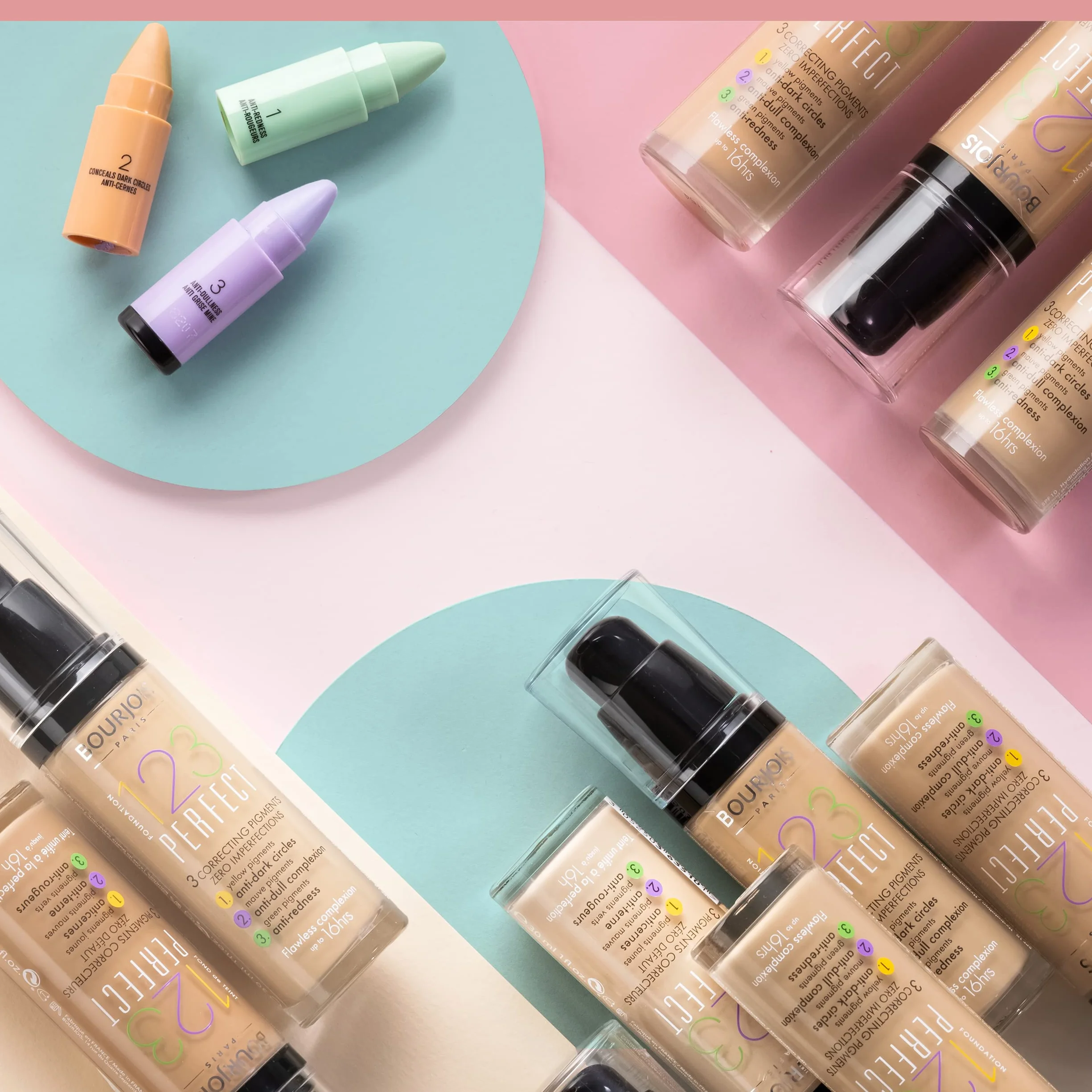 Bourjois 123 Perfect długotrwały podkład kryjący nr 52 - Vanilla, 30ml