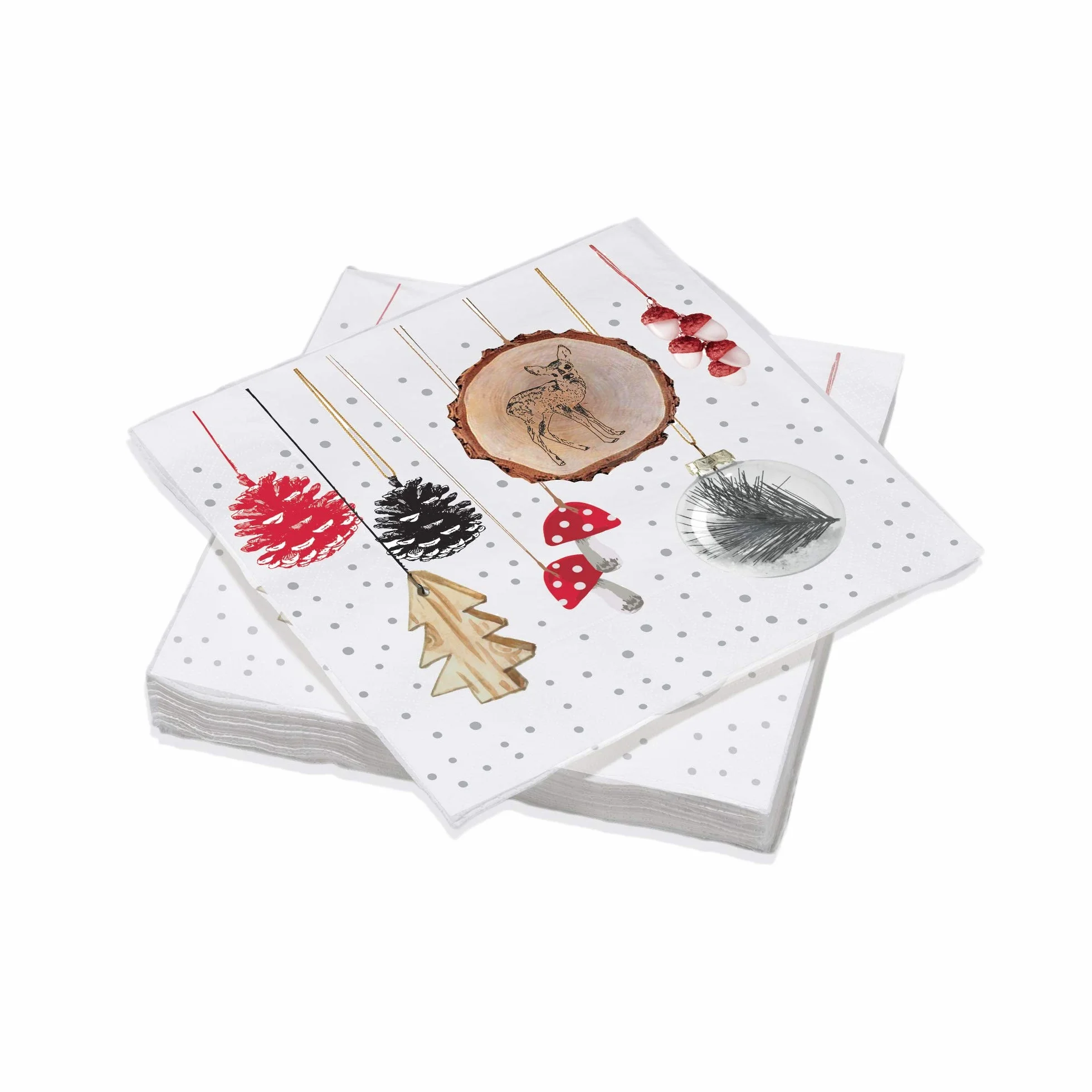LE NAPPAGE ARTS DE LA TABLE 20 serwetek z watowanego drewna sosnowego 40x40 cm papier