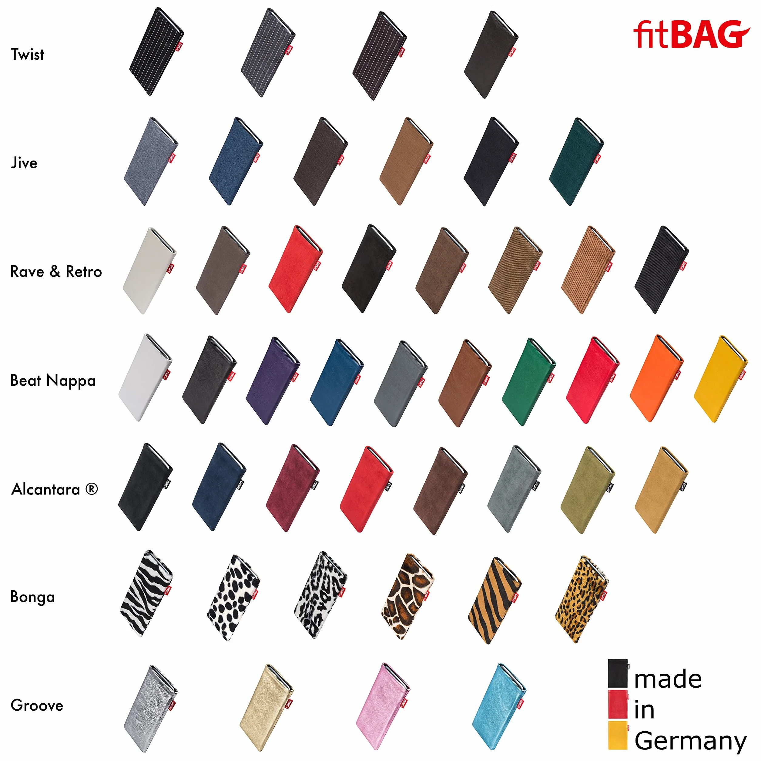 fitBAG Beat Blue niestandardowy dopasowany rękaw do Samsung Galaxy Z Fold 6 | Wyprodukowano w Niemczech | Etui z delikatnej skóry nappa z podszewką z mikrofibry do czyszczenia wyświetlacza