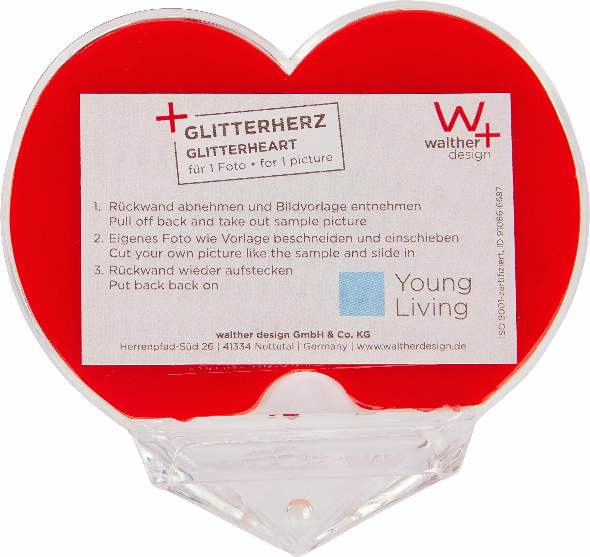 walther design Kulki brokatowe 9,1 x 6,5 cm szkło artystyczne GK250H
