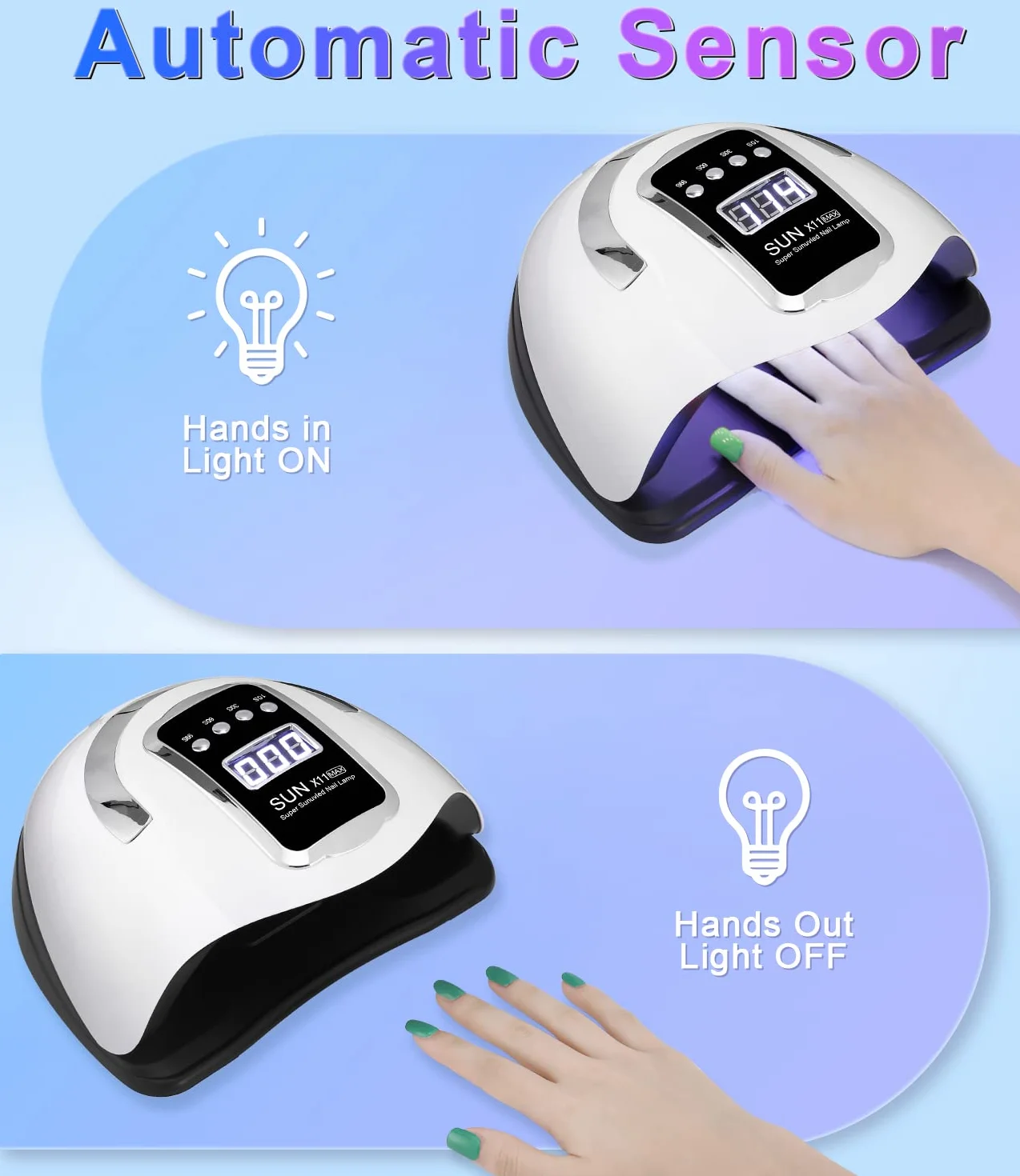 Zawaer Lampa UV LED do paznokci żelowych