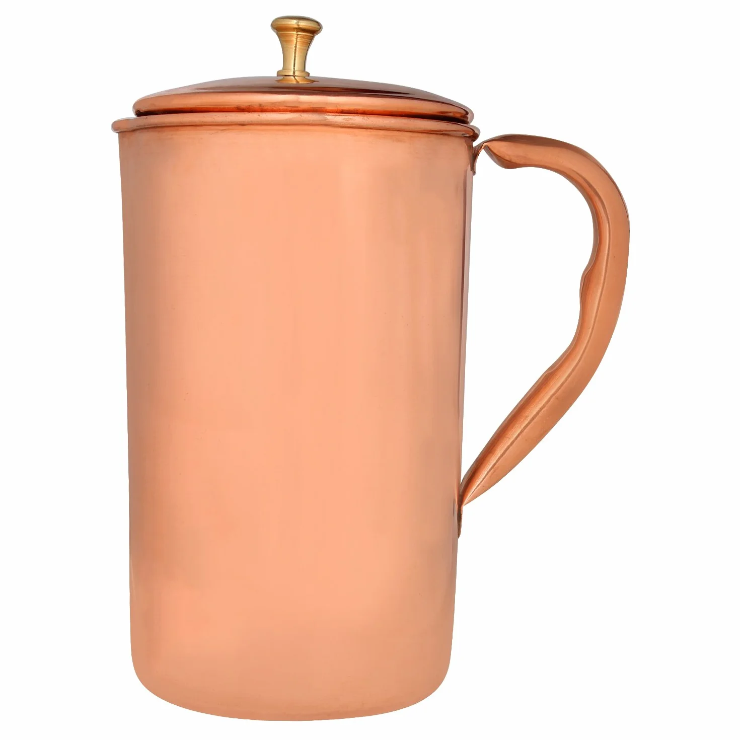 Zap Impex Dzbanek z czystej miedzi z 2 szklankami do Ayurveda