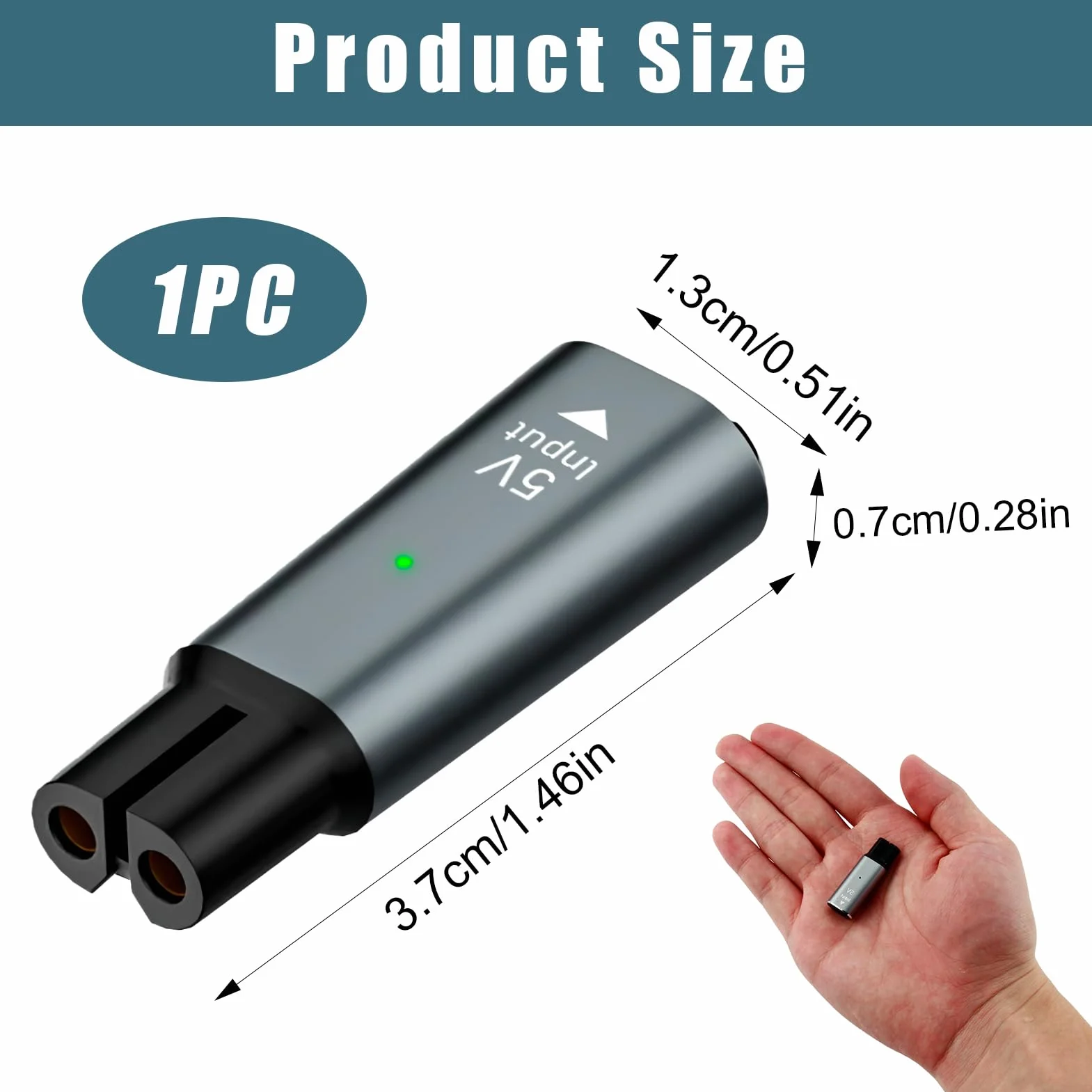 5 V USB-C adapter ładowark, do golarki Philips One Blade QP2734 QP2824 QP2724 QP2834