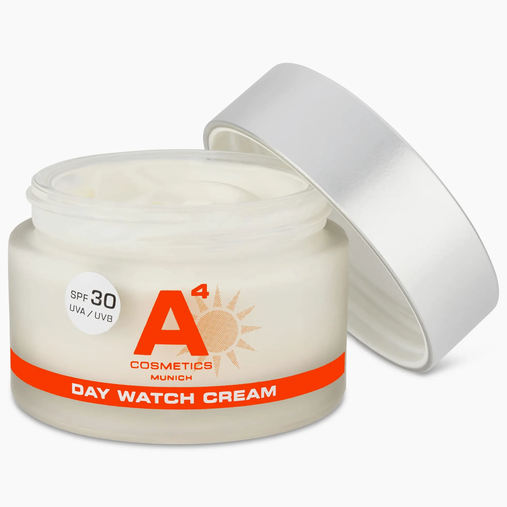 A4 Day Watch – krem przeciw starzeniu się skóry na dzień / pielęgnacja na dzień z ochroną przeciwsłoneczną LSF 30 do zapobiegania starzeniu się skóry i utracie wilgoci – 50 ml | kosmetyk z substancjami czynnymi Clean Beauty na bazie naturalnej