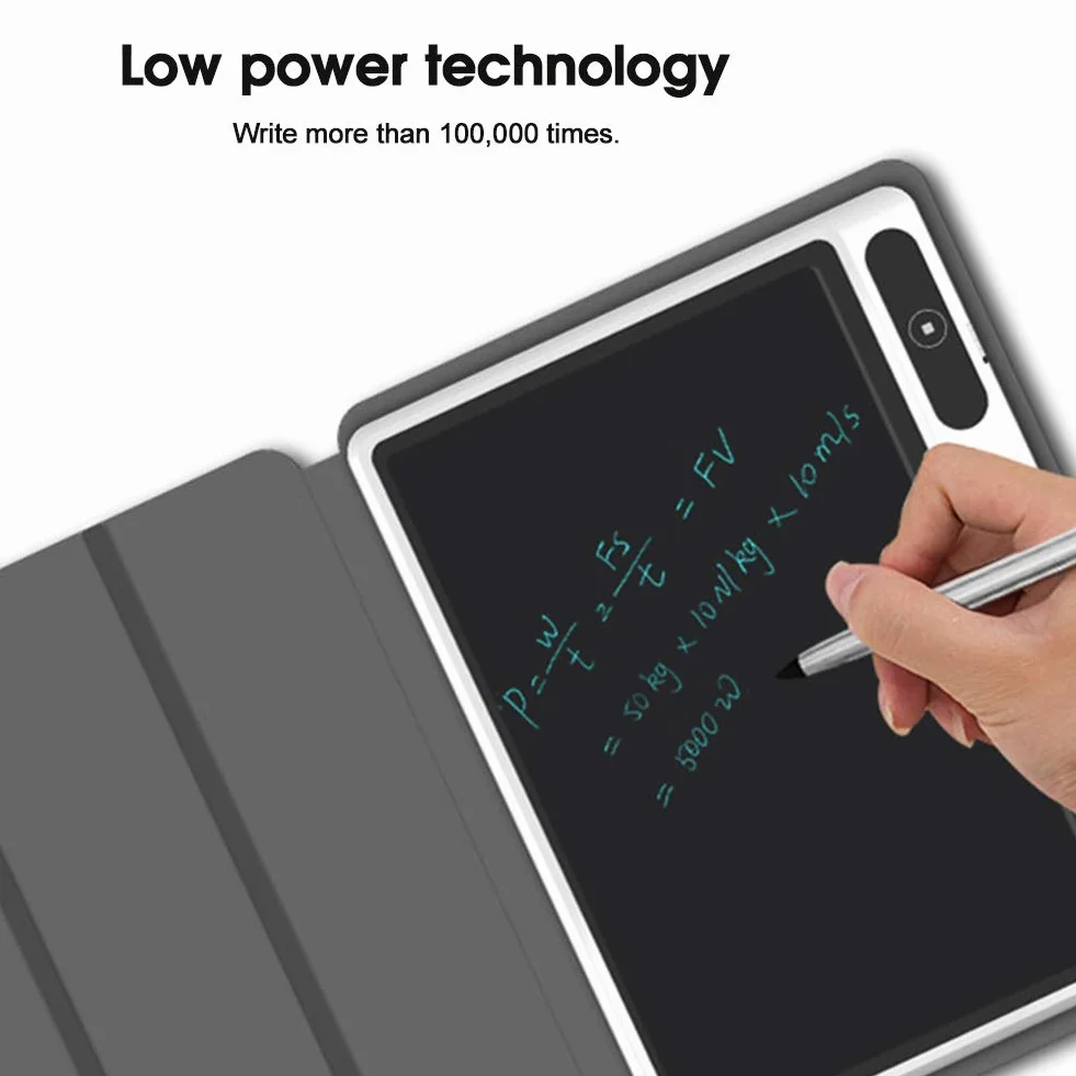 Tablety do LCD, 10-calowy elektroniczny notatnik, narzędzie do ręcznego malowania do pracy i nauki, spotkanie biznesowe, codzienne notatki (czarne)