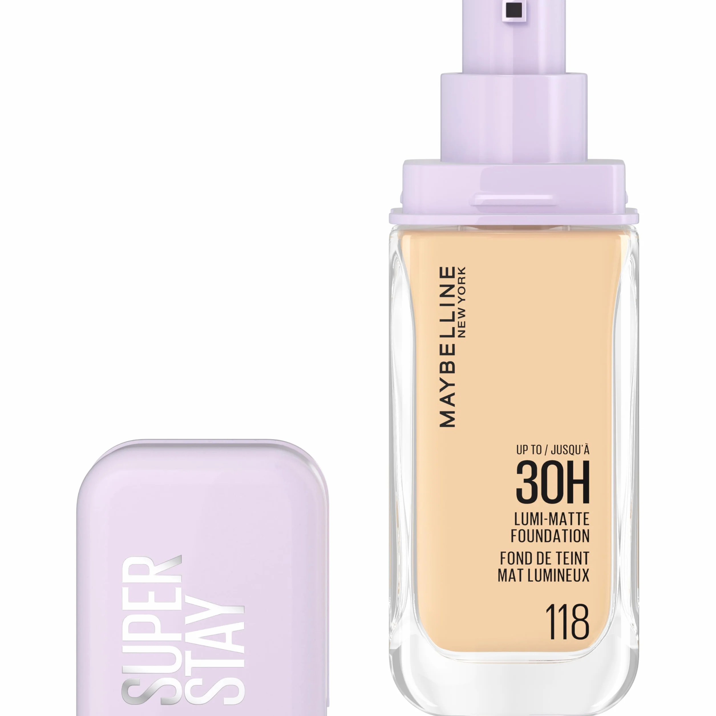 Maybelline New York Super Stay Lumi Matte Foundation 118, podkład do twarzy, 35 ml