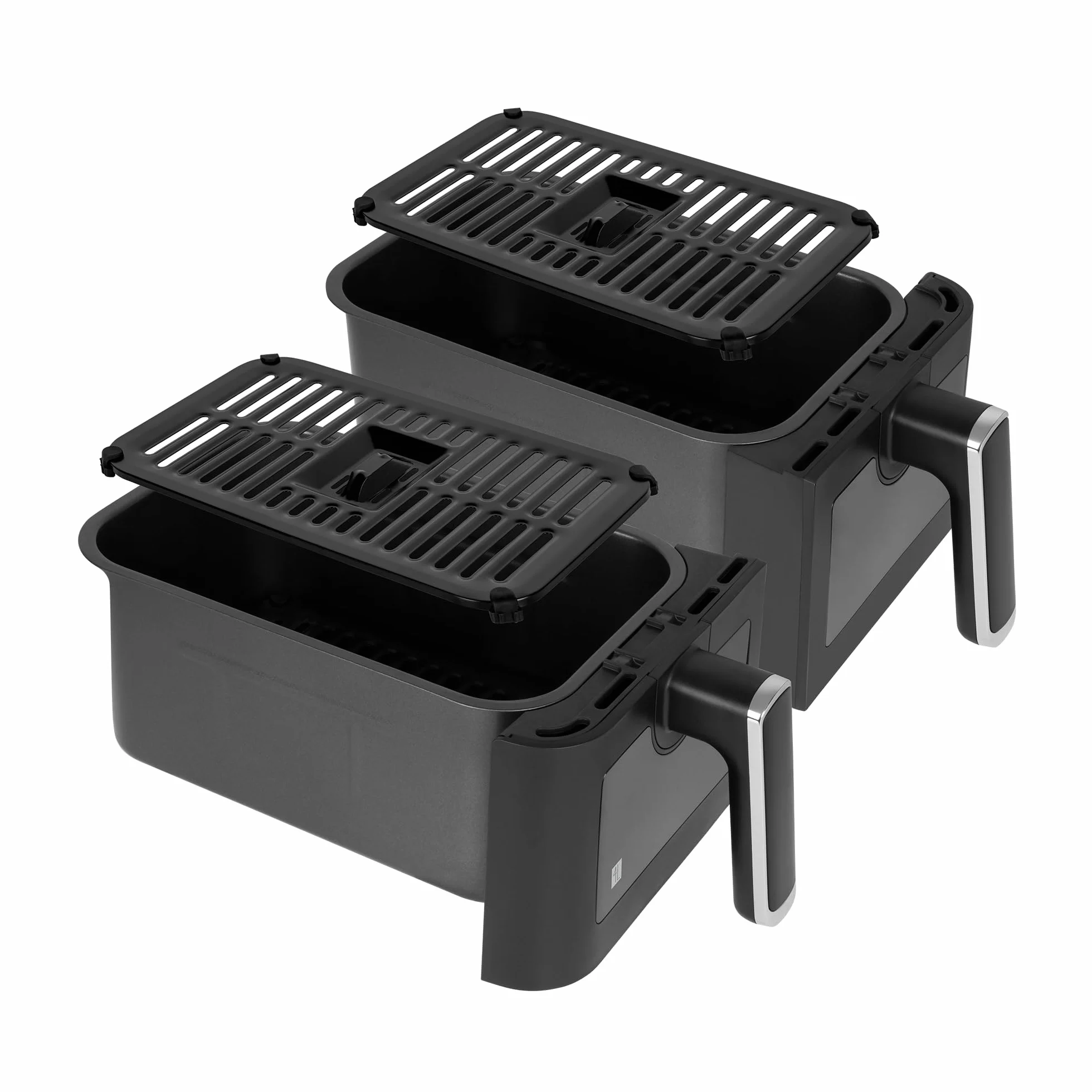 Teesa Frytkownica Beztłuszczowa XXL 2700W Dwukomorowa 2x4L AIR FRYER DUAL POT Wyświetlacz LCD 7 Programów
