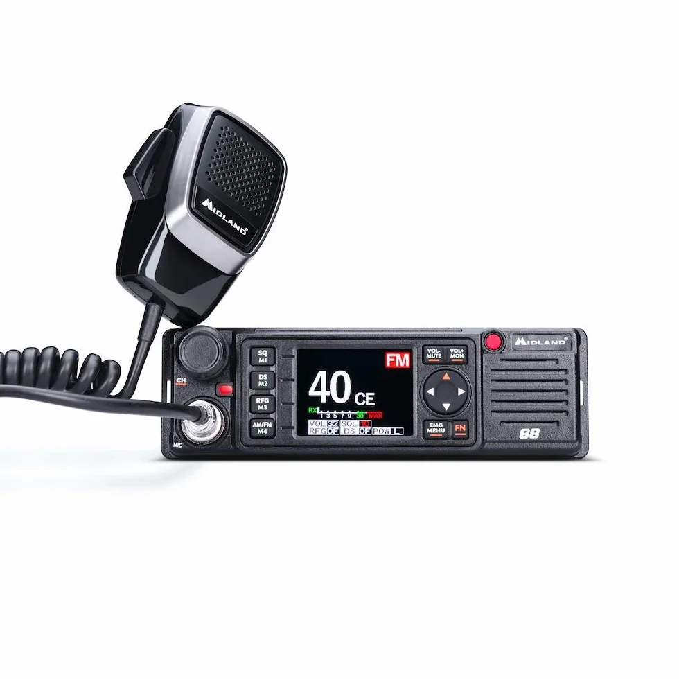Midland C1435 Urządzenie Radiowe, Czarny, M-88