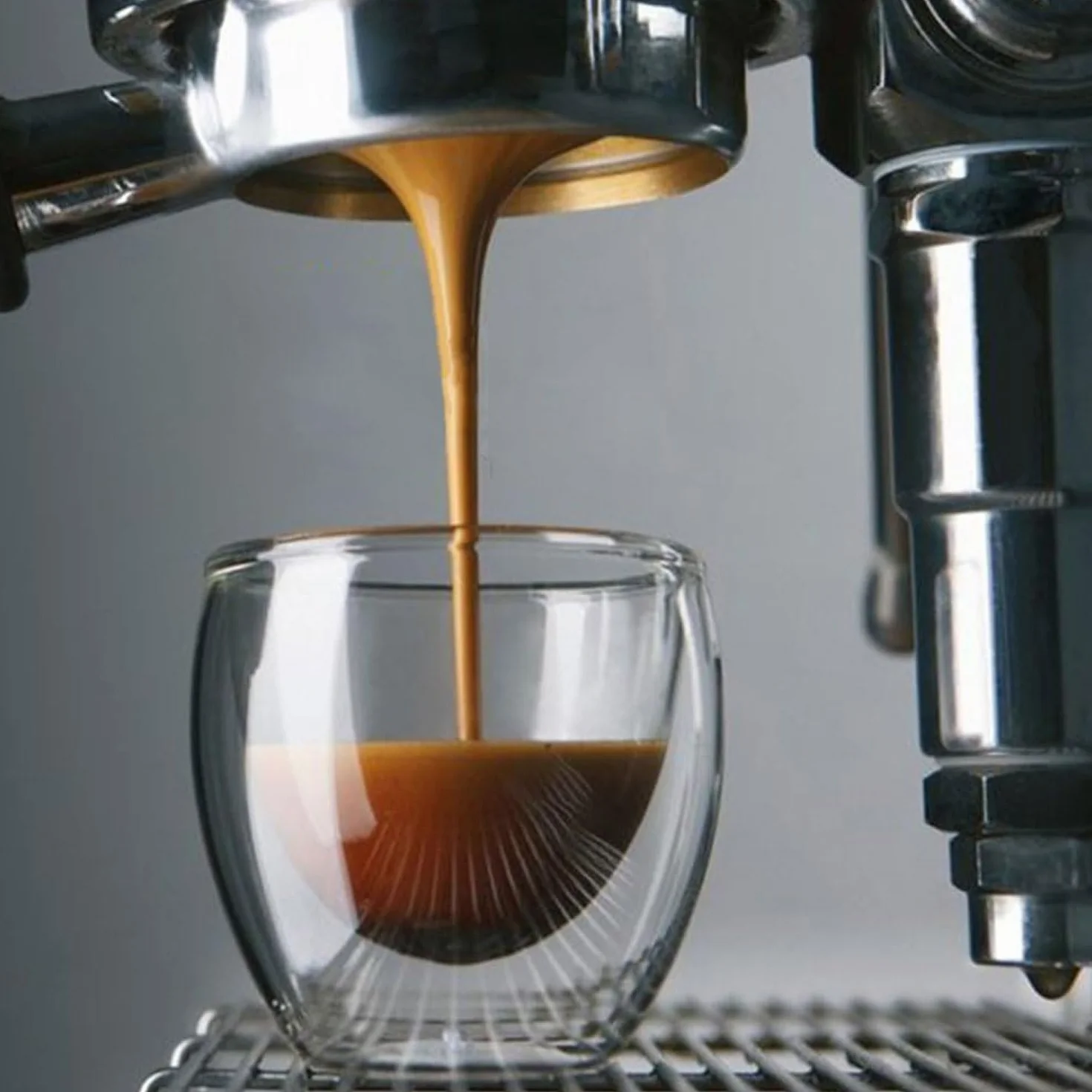 ERBO Zestaw 6 filiżanek do espresso 80 ml podwójne ścianki