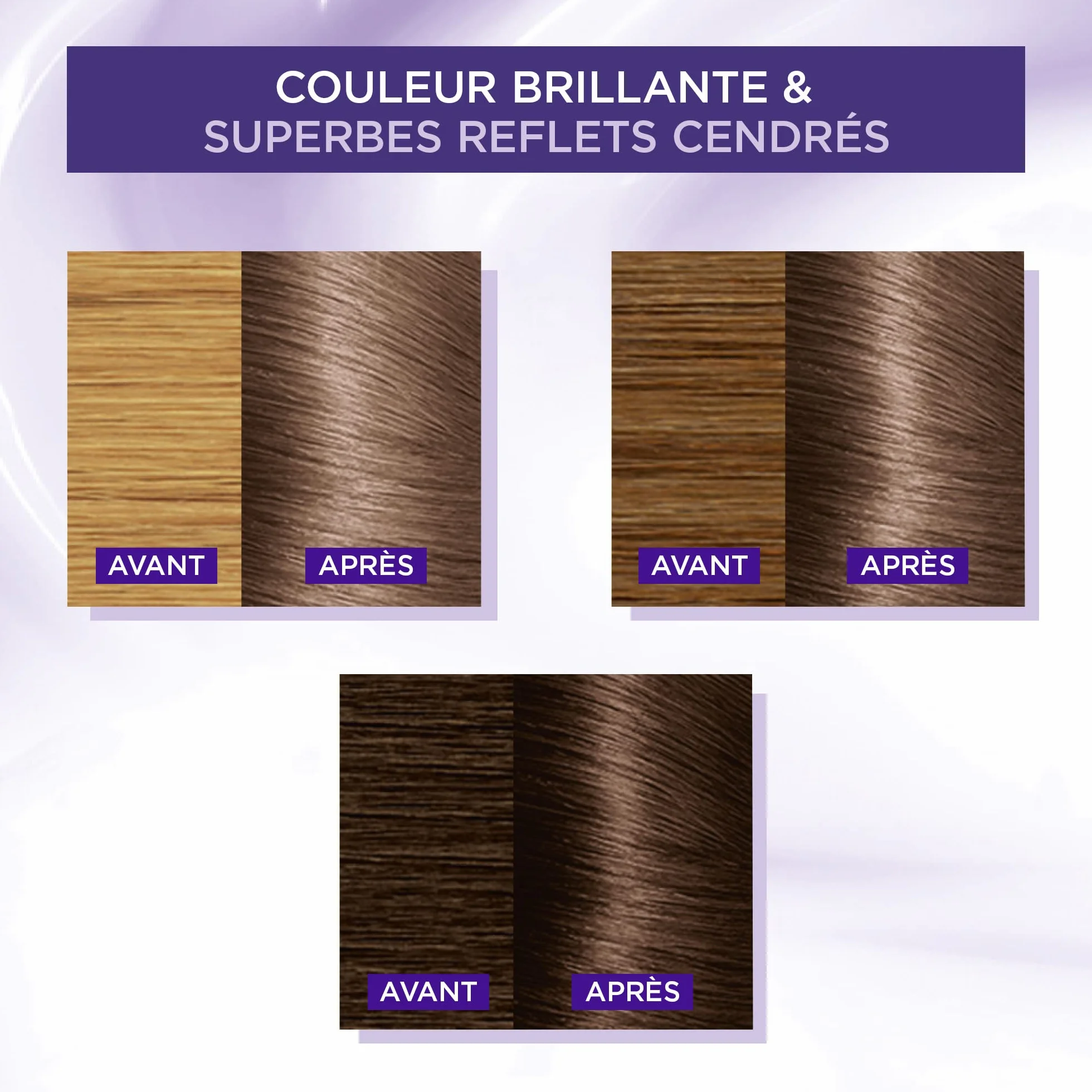 L'ORÉAL PARIS - Długotrwała farba do włosów potrójna pielęgnacja - Żółte antyrefleksyjne - pokrywa 100% białych włosów - doskonałość chłodna kremowa - odcień: Ultra Popielaty blond (7.11)