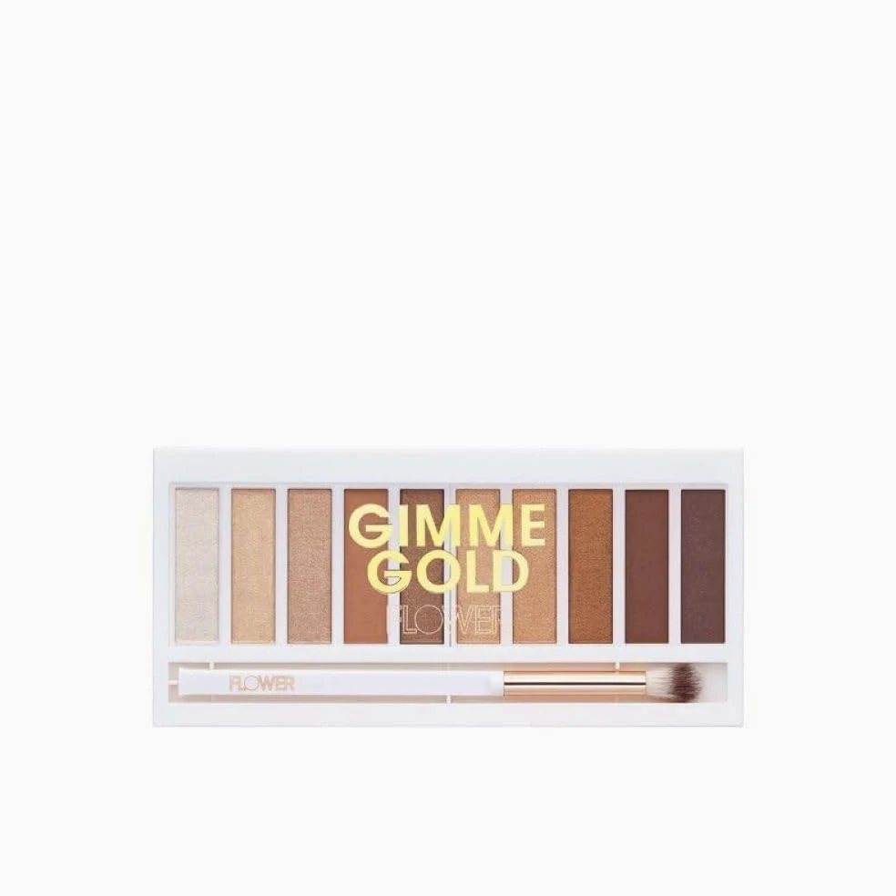 Flower Shimmer & Shade Eyeshadow Paleta (ES 3 NATURALNE ZŁOTY)