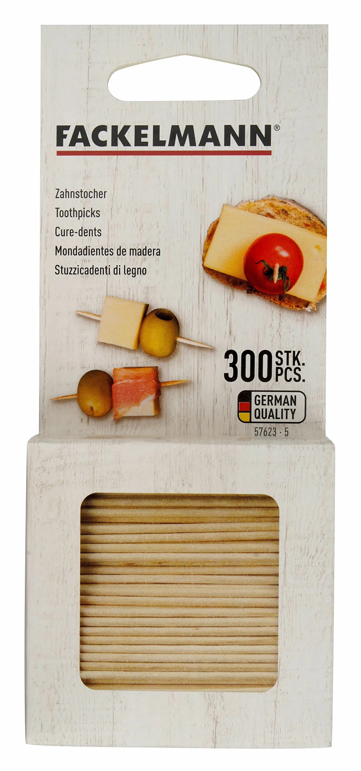 Fackelmann Wykałaczki Kuchenne 68 mm Jasnobrązowy